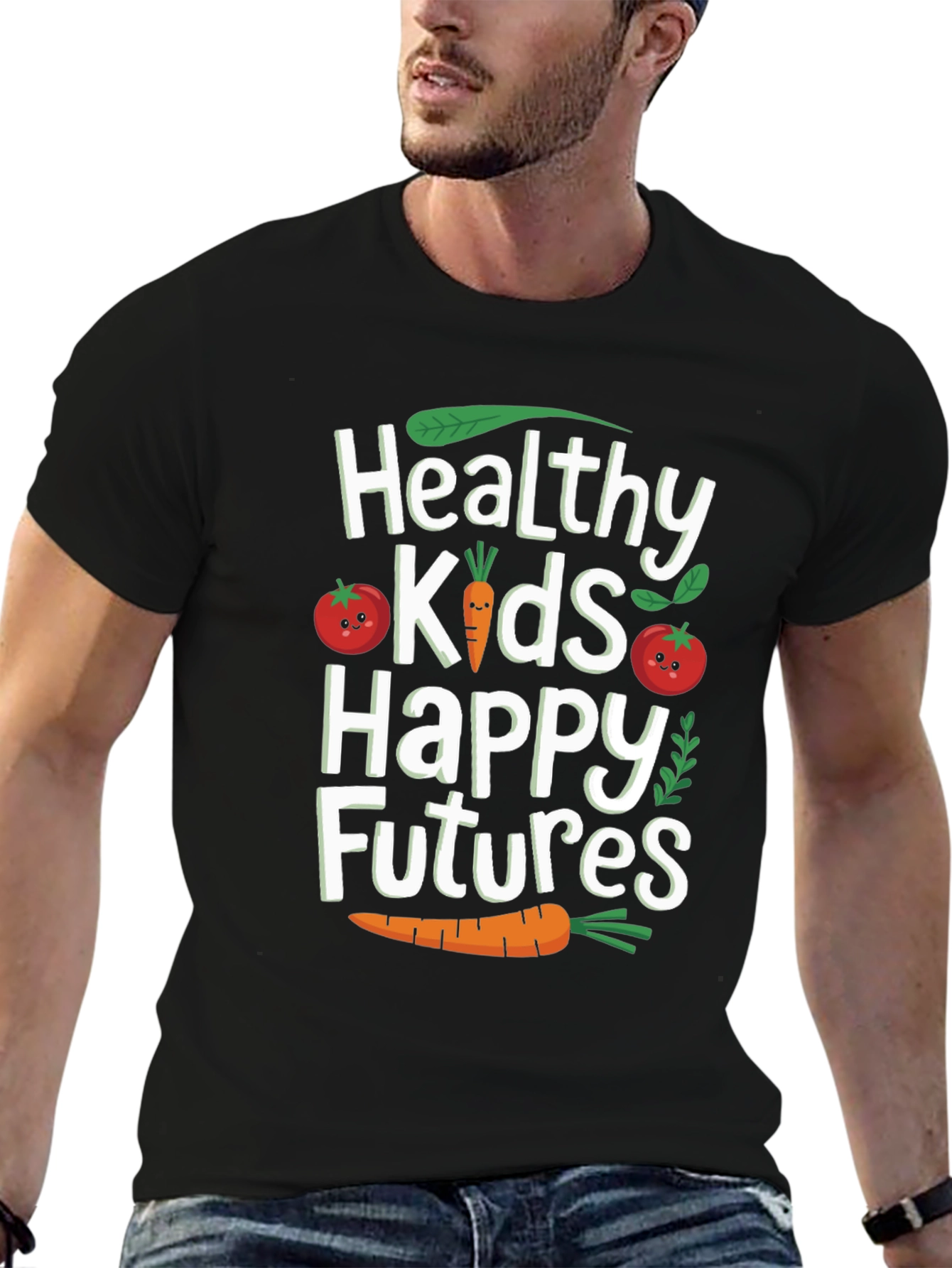 Healthy Kids Happy Futures Graphic T-Shirt