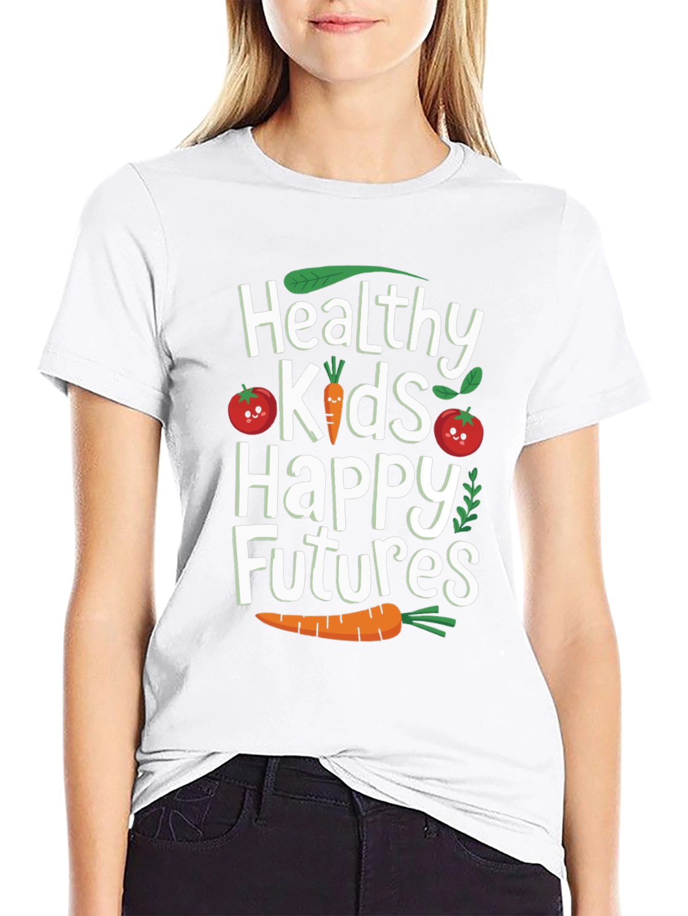 Healthy Kids Happy Futures Graphic T-Shirt
