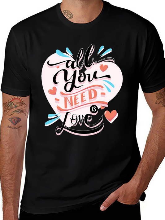 All You Need is Love Black T-Shirt