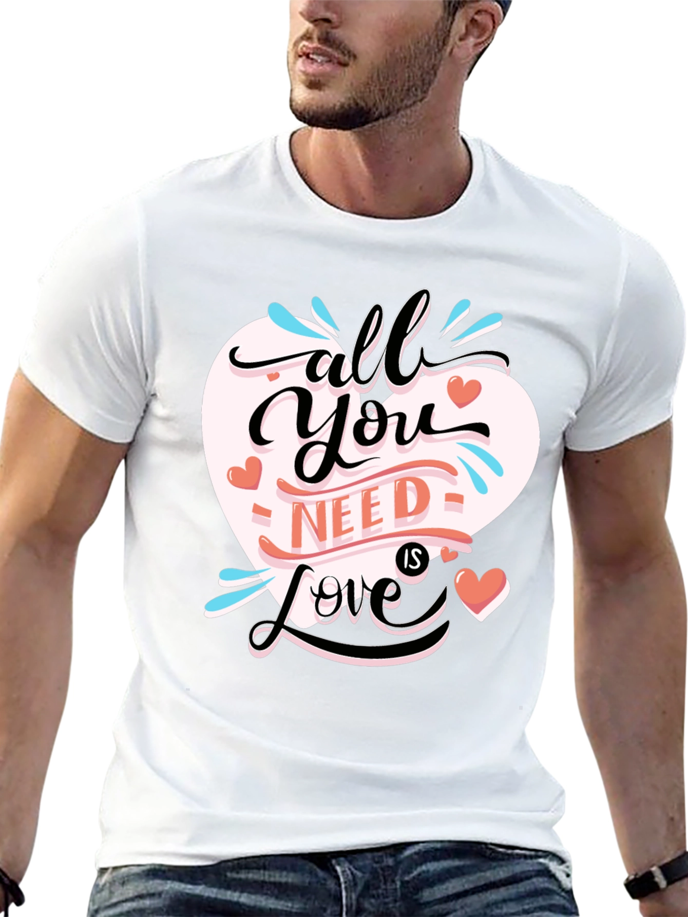 All You Need is Love Black T-Shirt