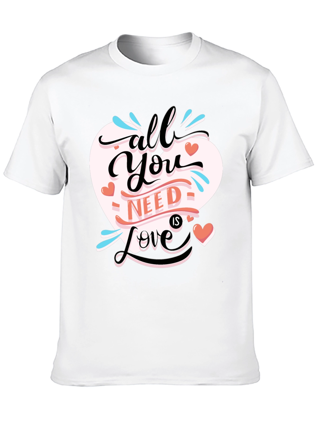 All You Need is Love Black T-Shirt
