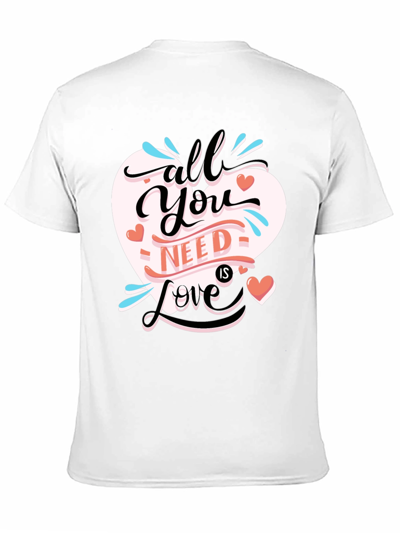 All You Need is Love Black T-Shirt