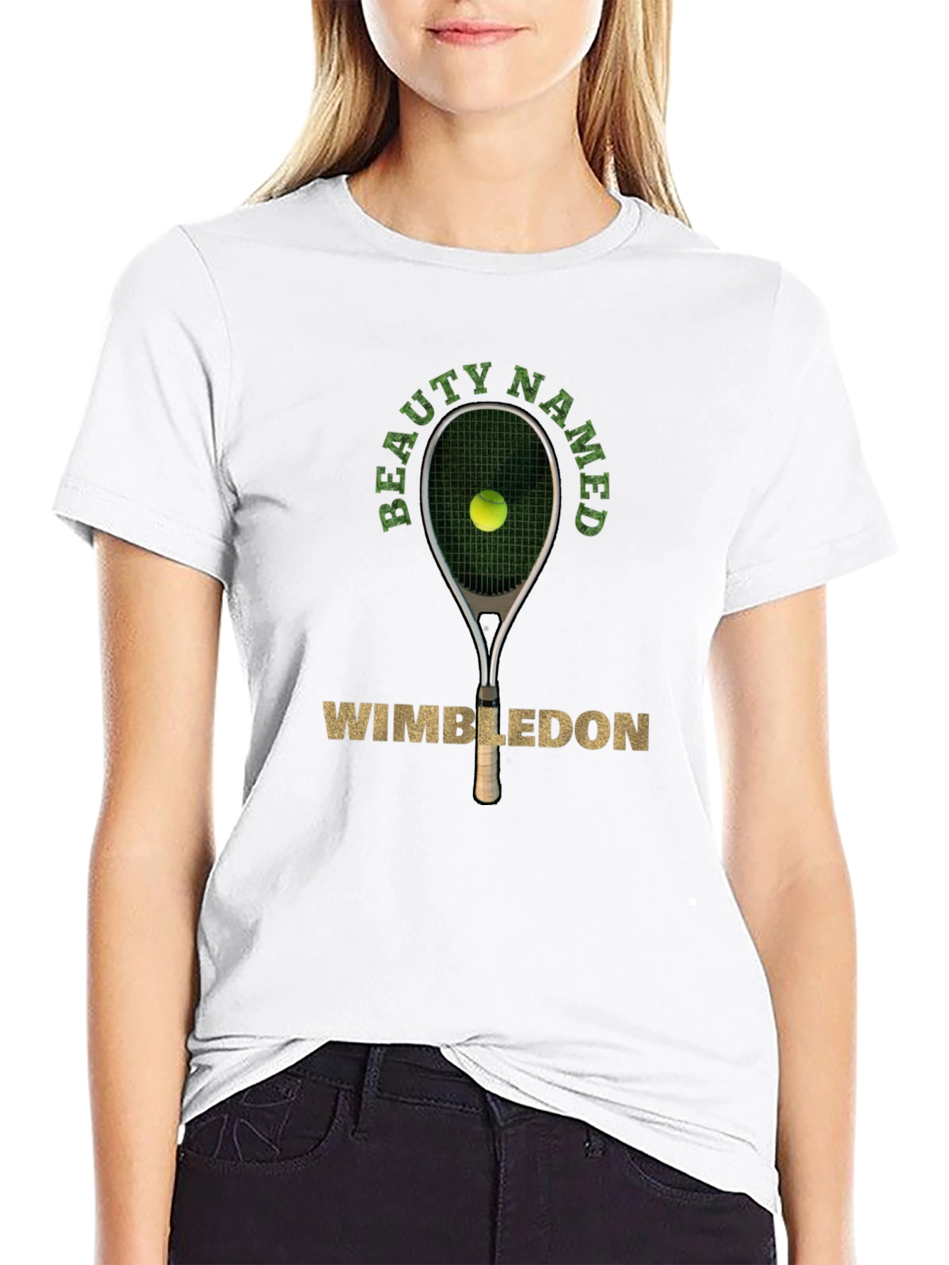 Wimbledon Beauty Named Tennis T-Shirt