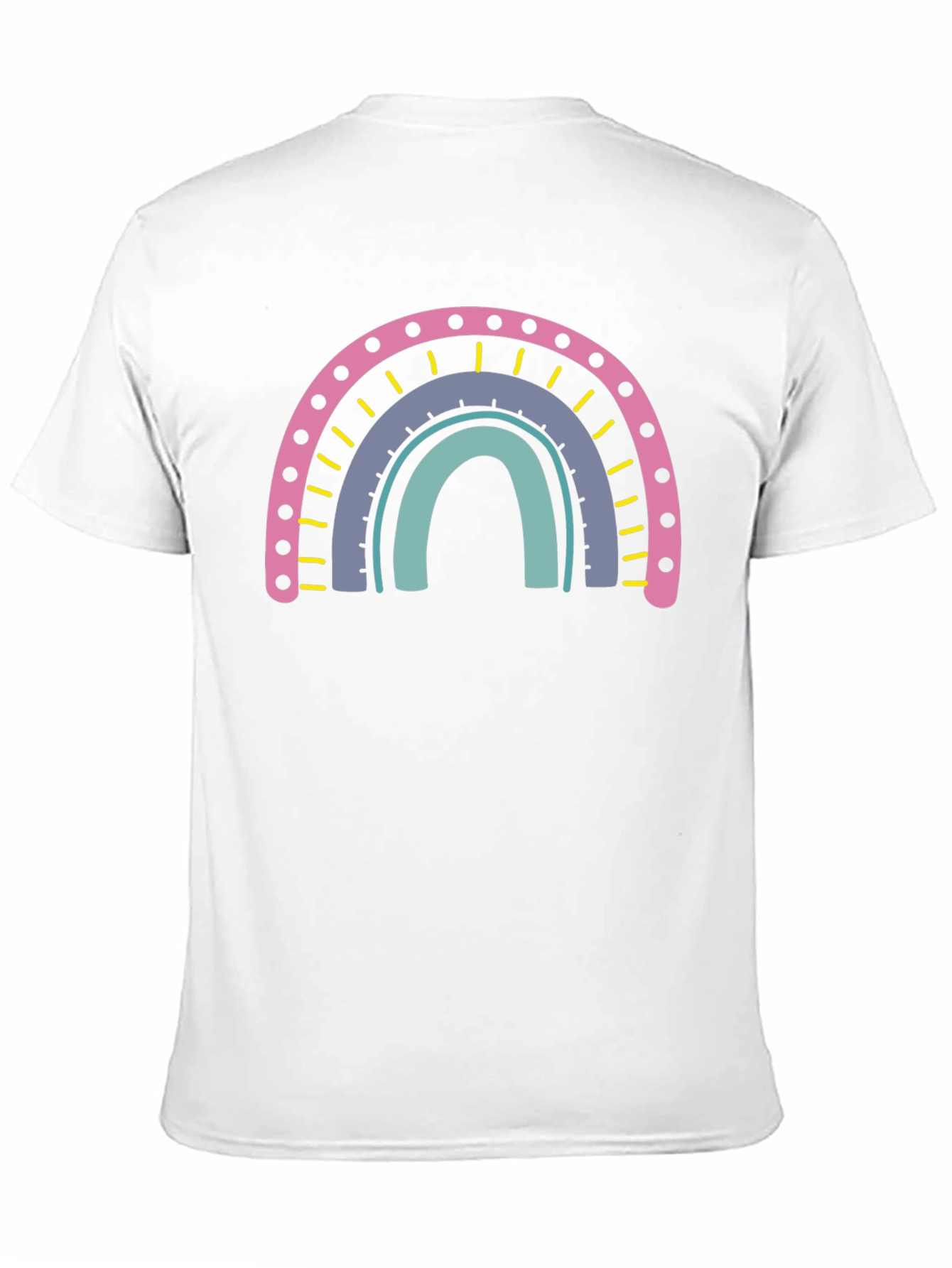 Rainbow Graphic T-Shirt - Casual Cotton Tee