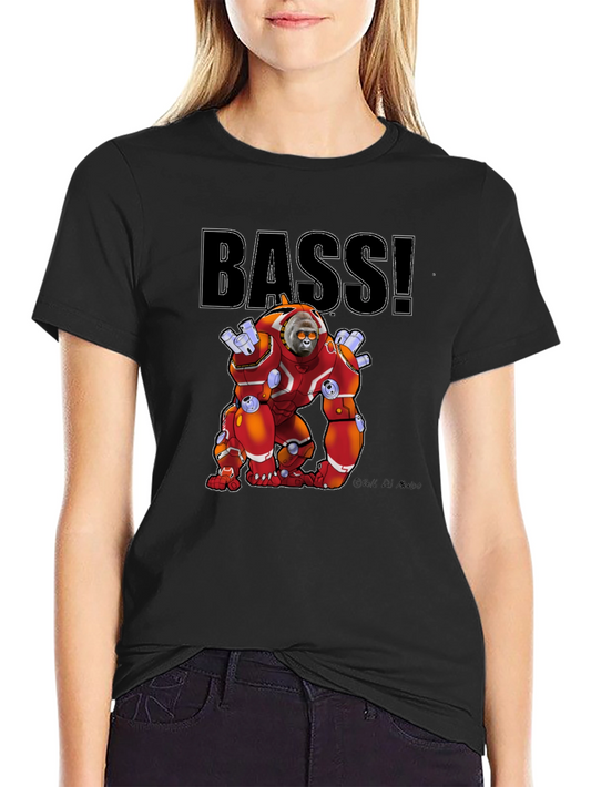 Bass! Gorilla Mech T-Shirt - Cool Graphic Tee