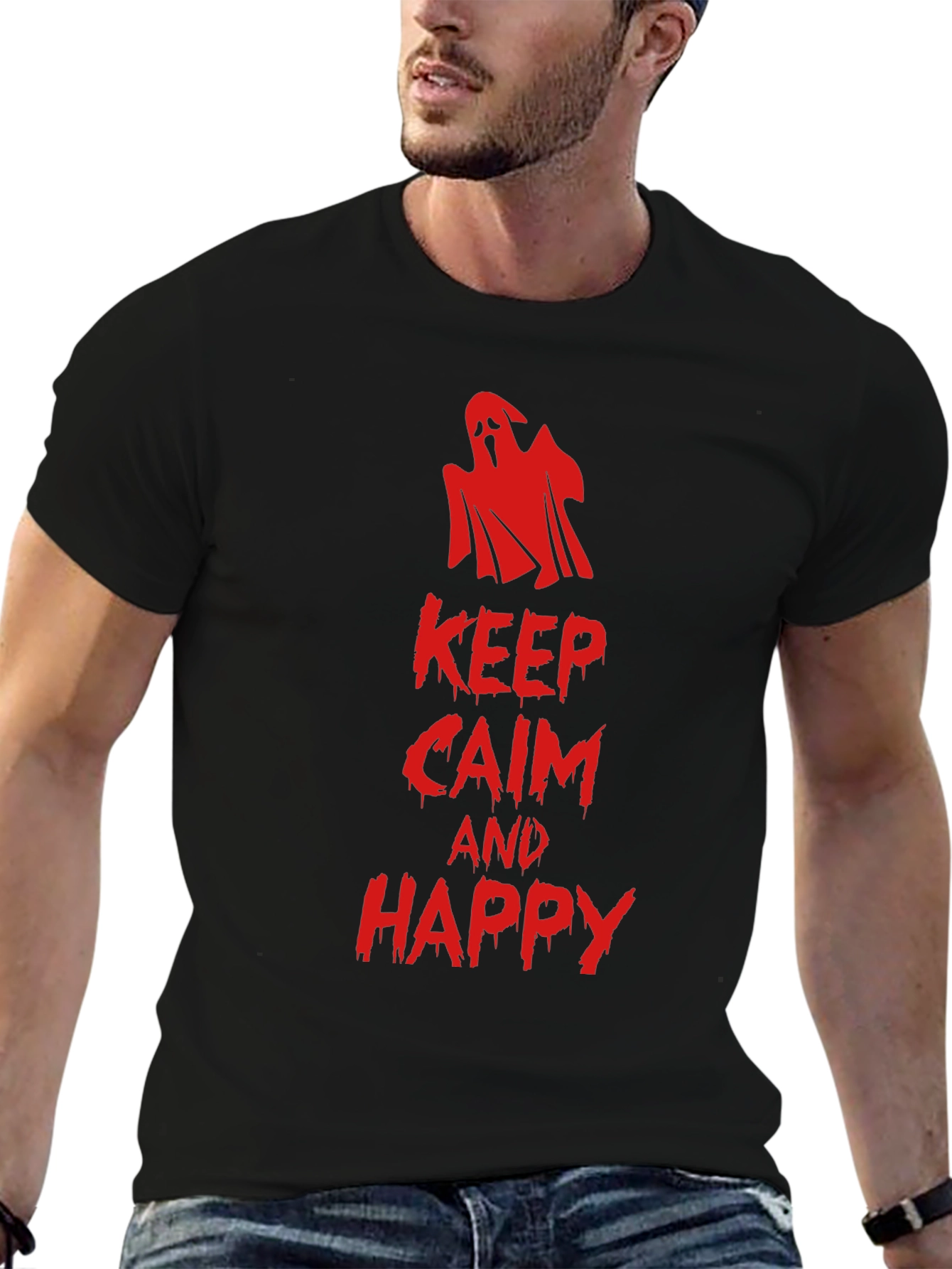 Keep Calm and Happy Halloween T-Shirt