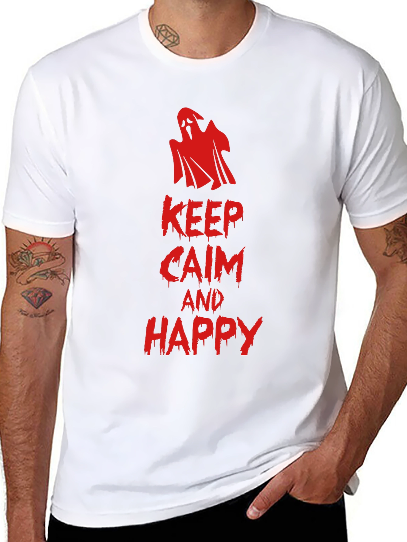 Keep Calm and Happy Halloween T-Shirt