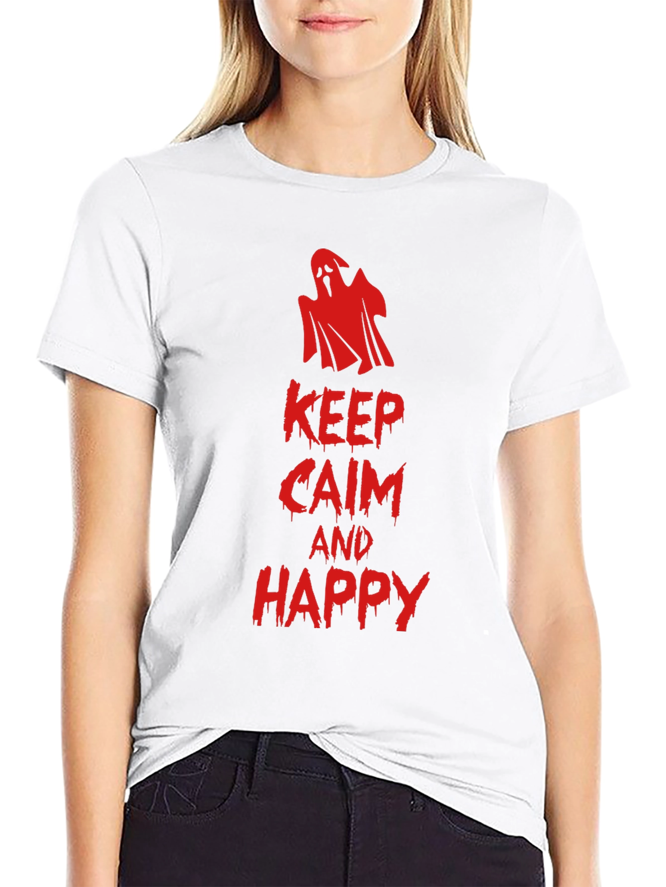 Keep Calm and Happy Halloween T-Shirt