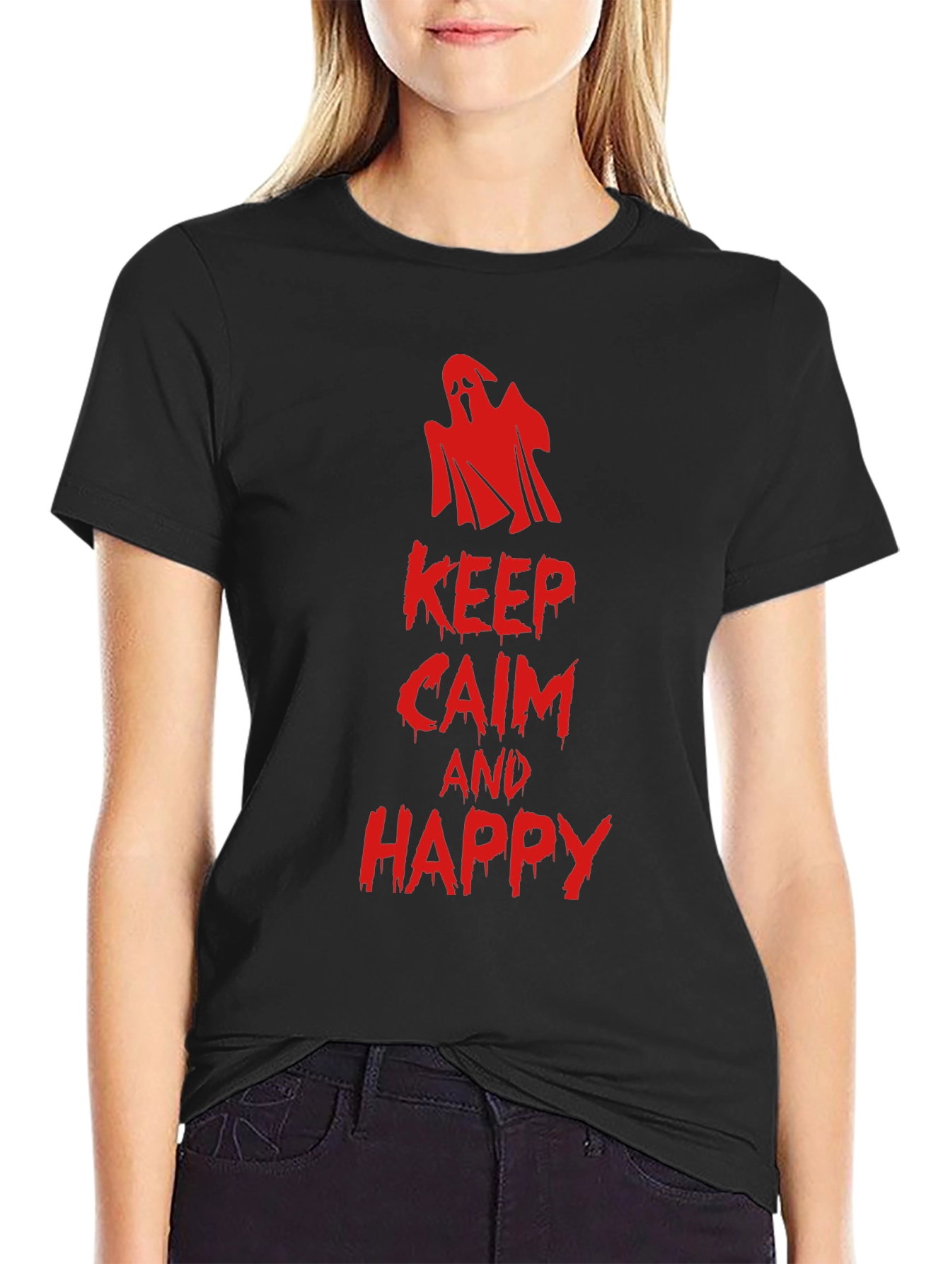 Keep Calm and Happy Halloween T-Shirt