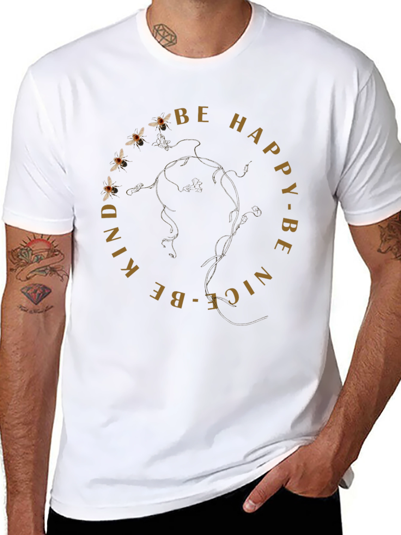 Be Kind Be Happy T-Shirt