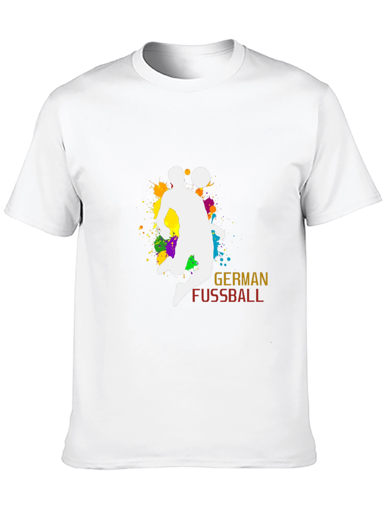 German Fussball Graphic Tee - Soccer Player Design