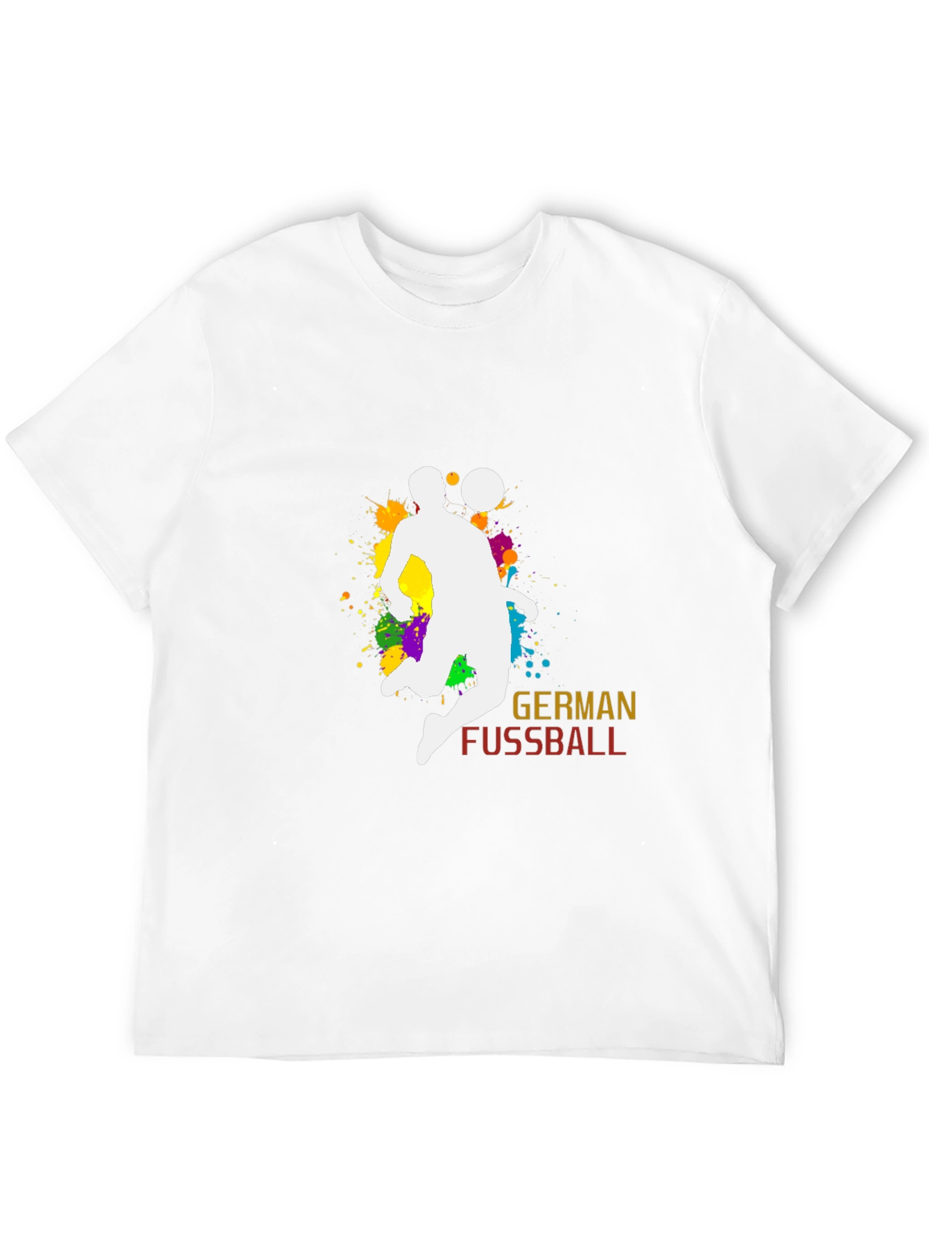 German Fussball Graphic Tee - Soccer Player Design
