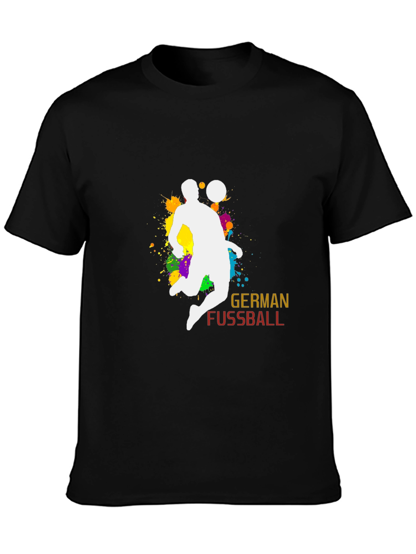 German Fussball Graphic Tee - Soccer Player Design