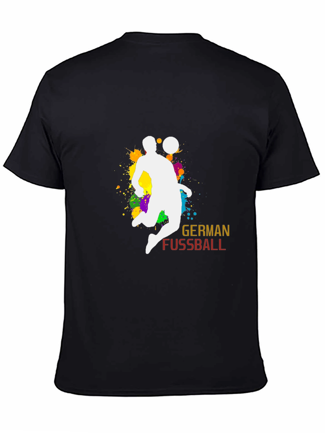 German Fussball Graphic Tee - Soccer Player Design