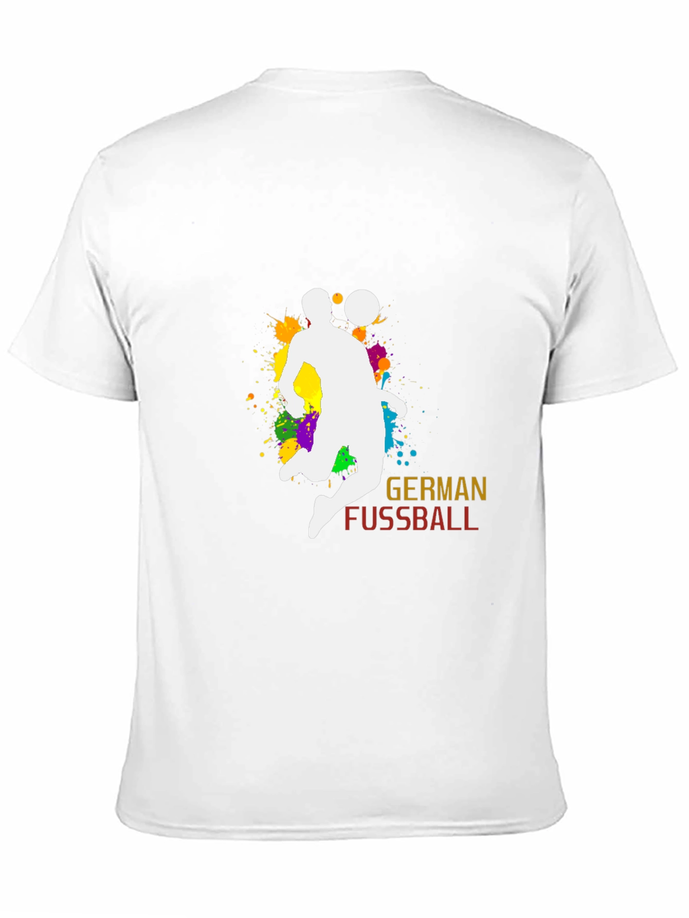 German Fussball Graphic Tee - Soccer Player Design