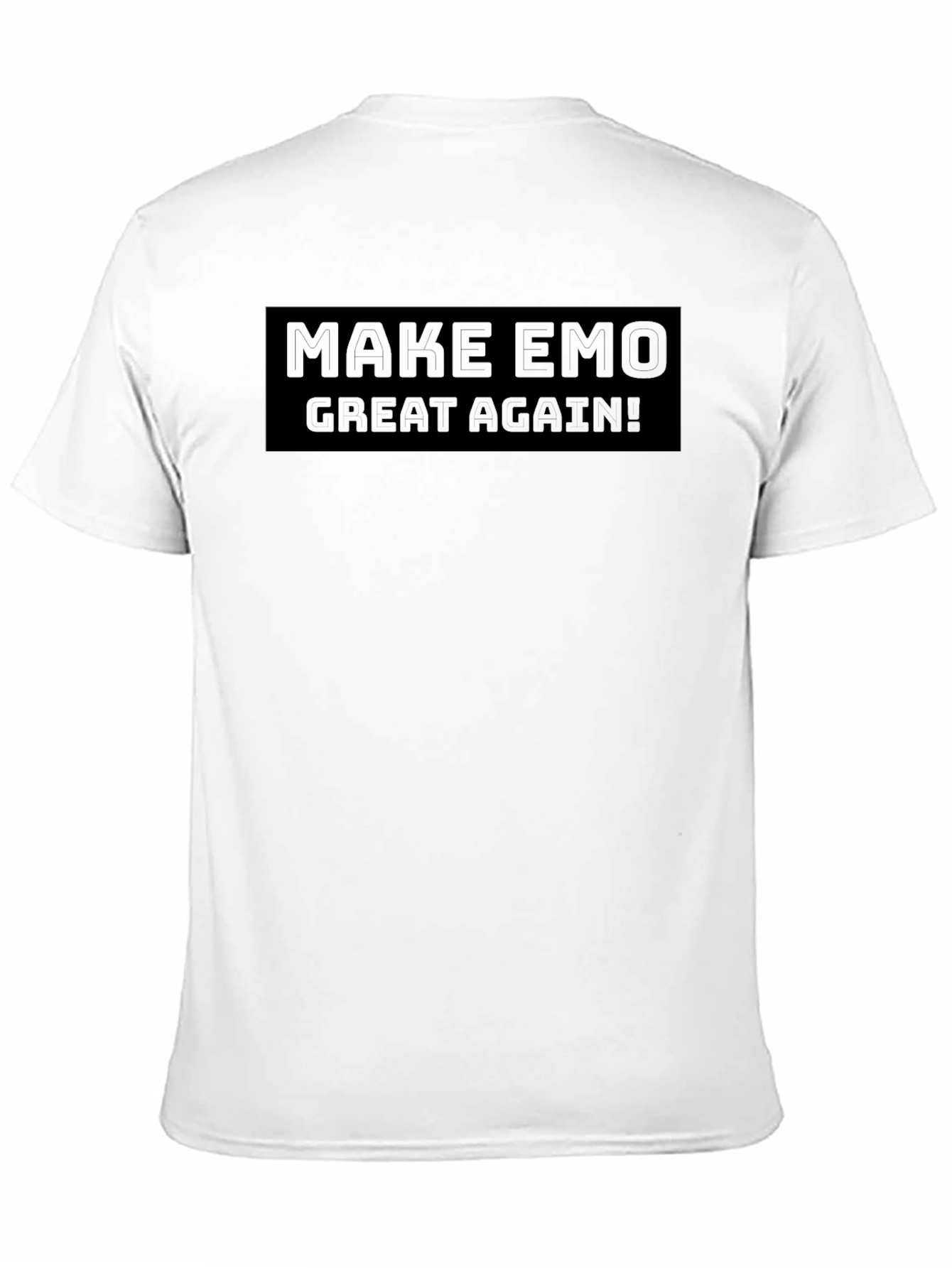 Make Emo Great Again Black Graphic Tee
