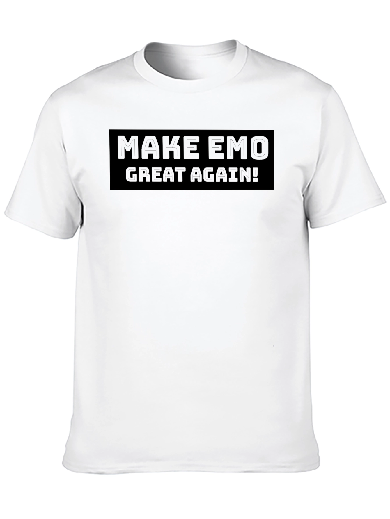 Make Emo Great Again Black Graphic Tee