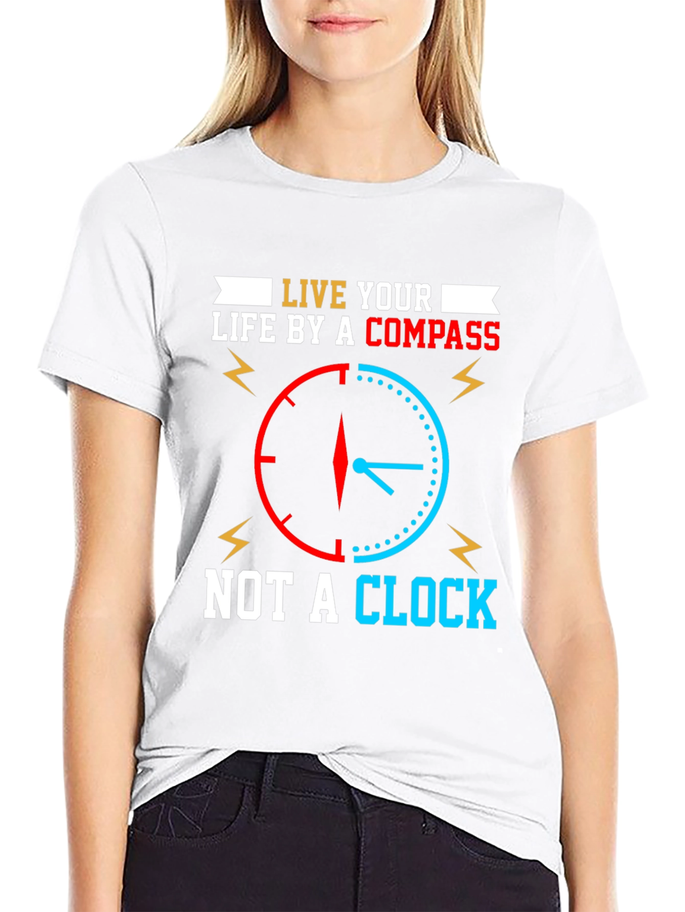 Live by Compass Not Clock T-Shirt