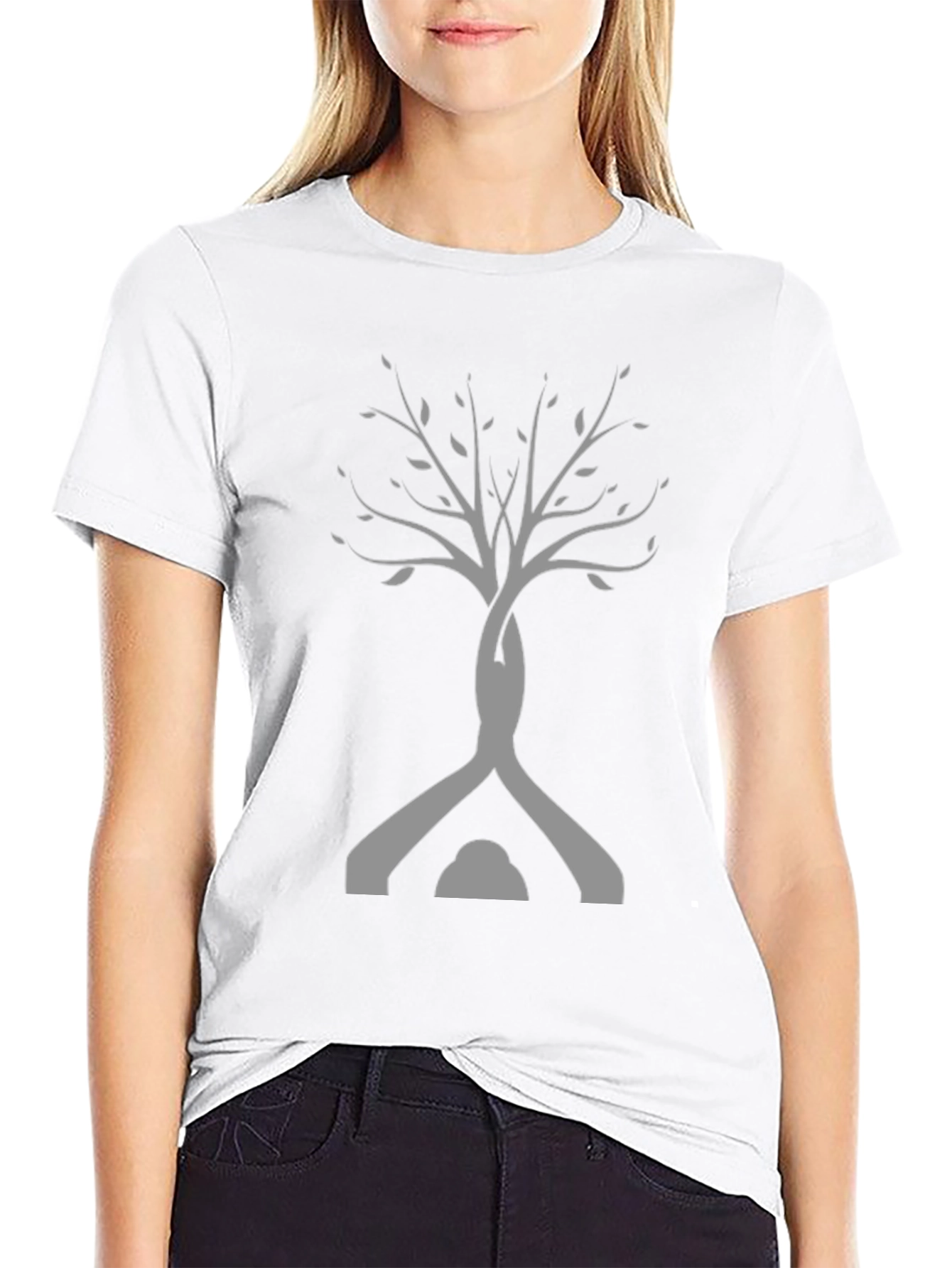Yoga Tree Graphic Tee - Meditative Comfort