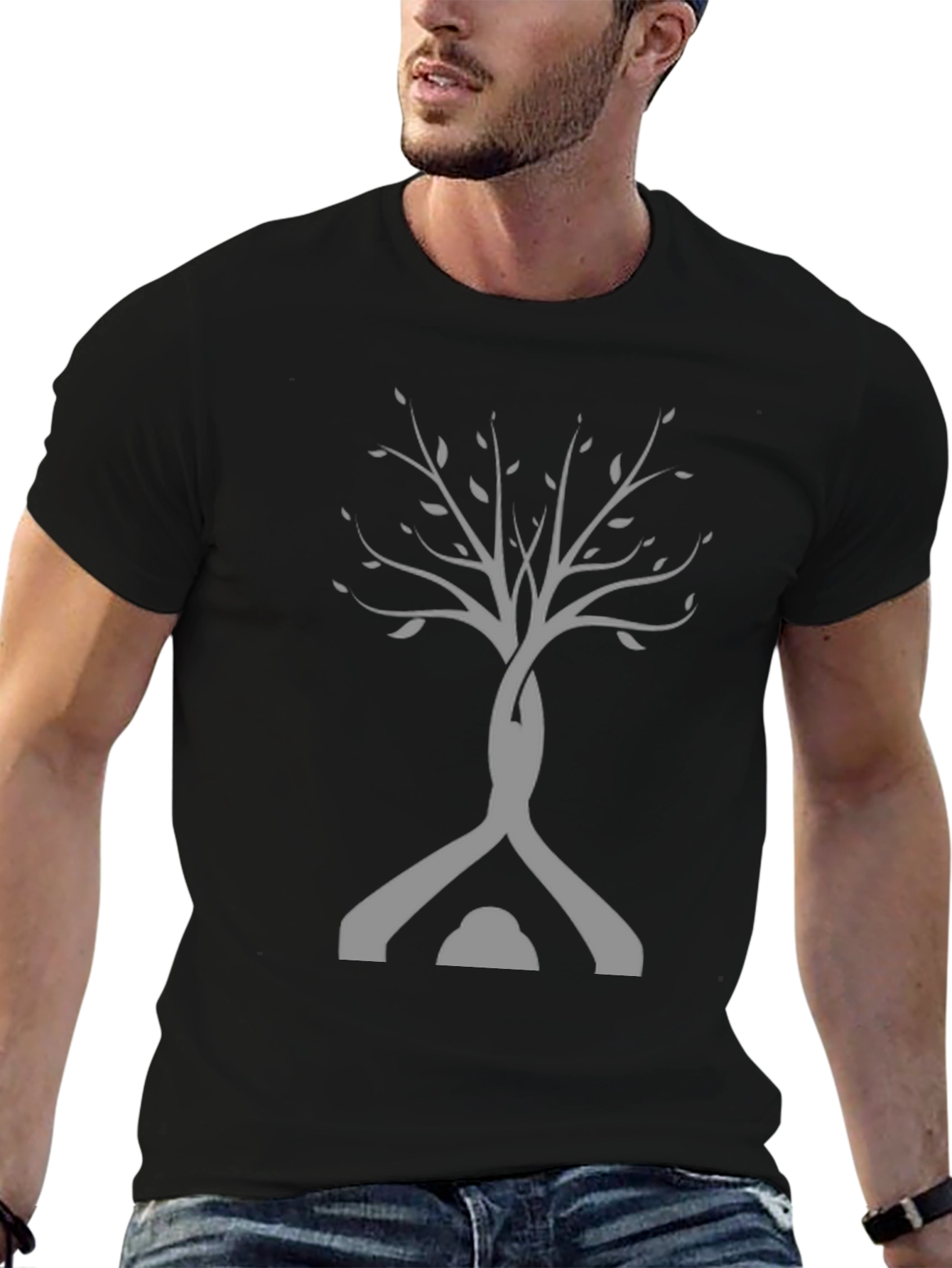 Yoga Tree Graphic Tee - Meditative Comfort