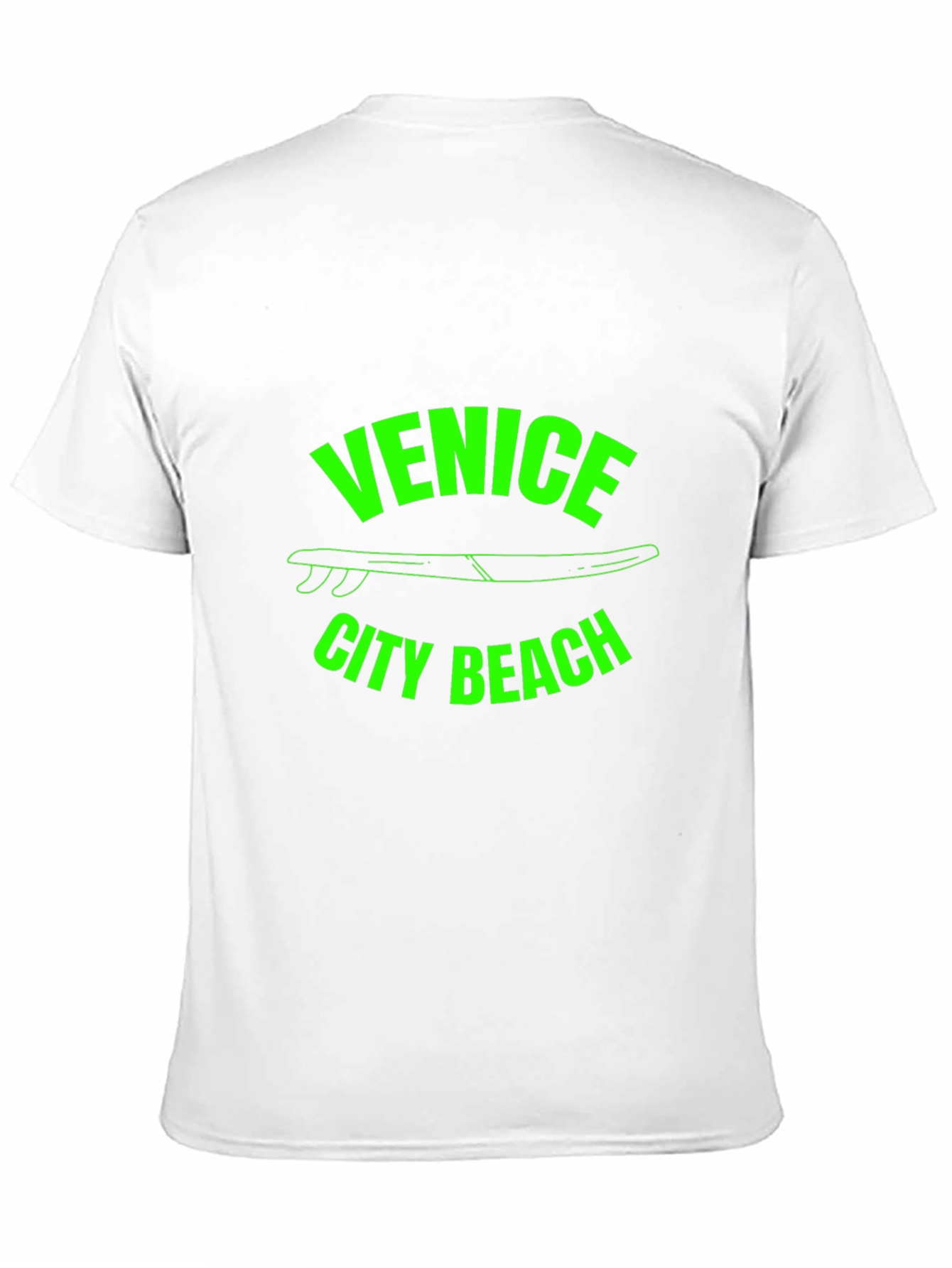 Venice City Beach Graphic T-Shirt - Black