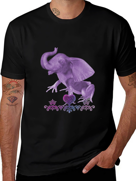 Elephant Frog Graphic T-Shirt