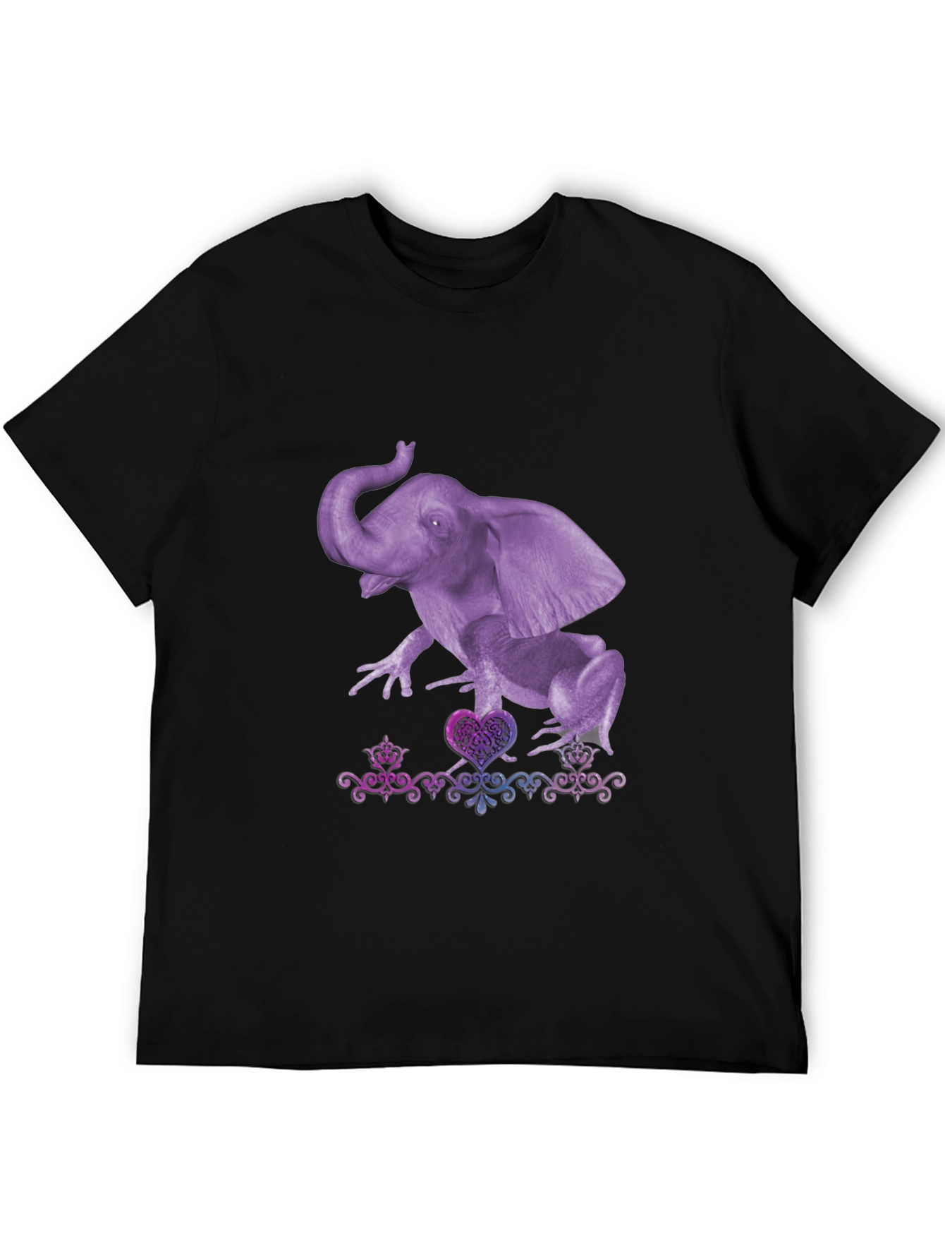 Elephant Frog Graphic T-Shirt