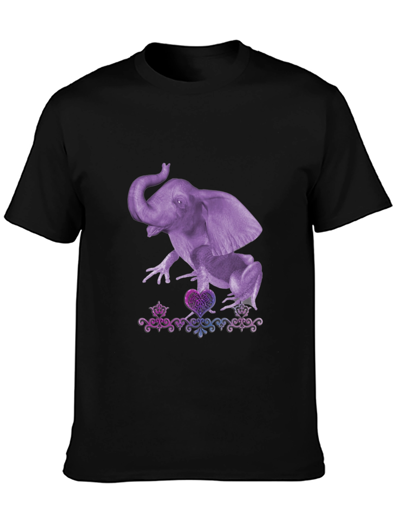 Elephant Frog Graphic T-Shirt