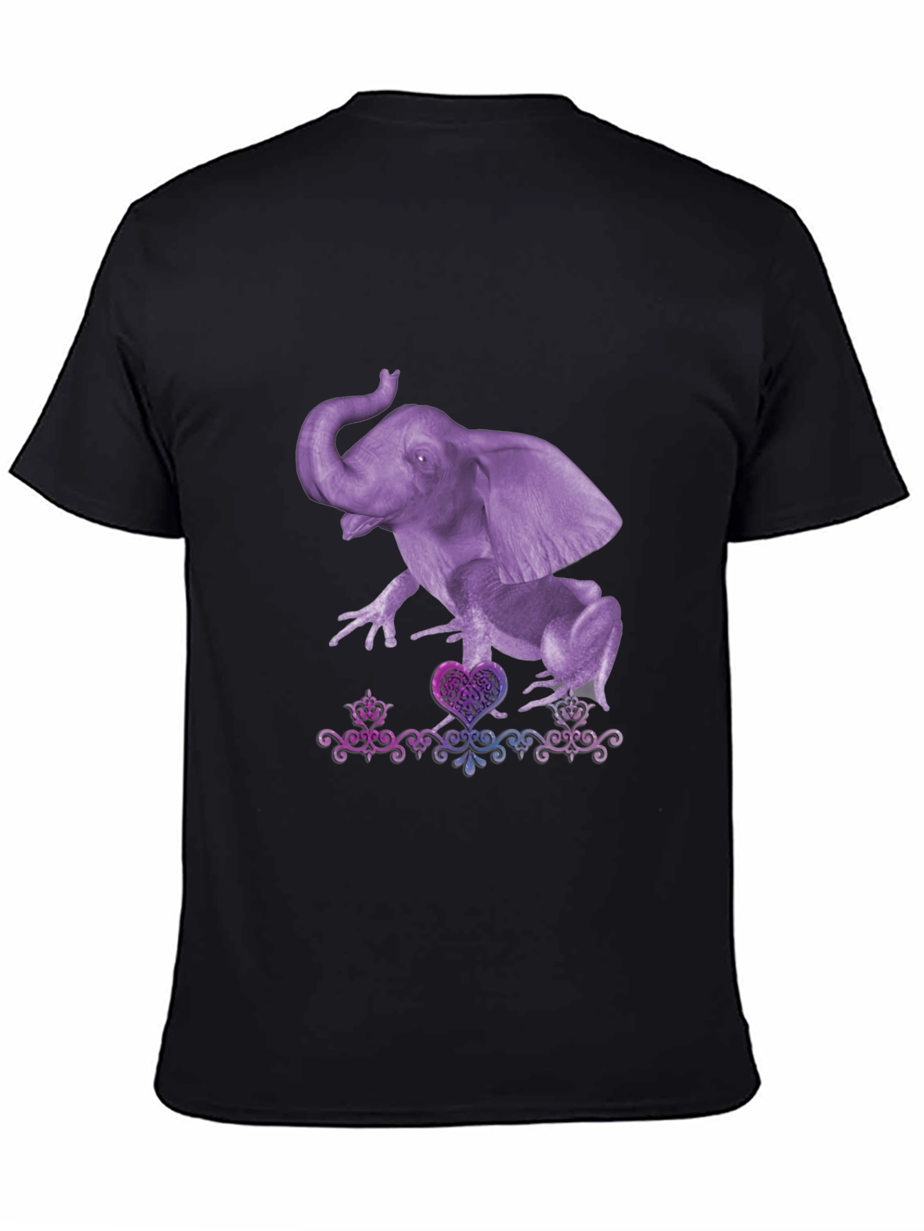 Elephant Frog Graphic T-Shirt