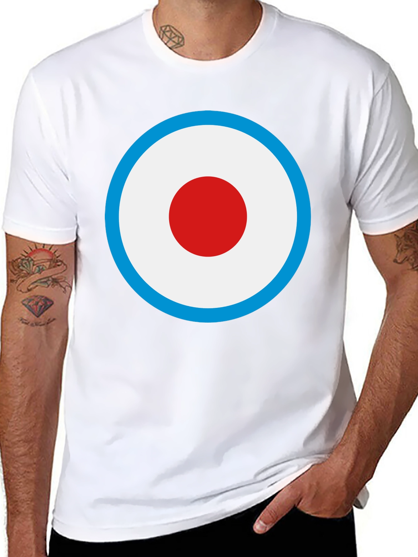 Mod Target T-Shirt - Classic Retro Style