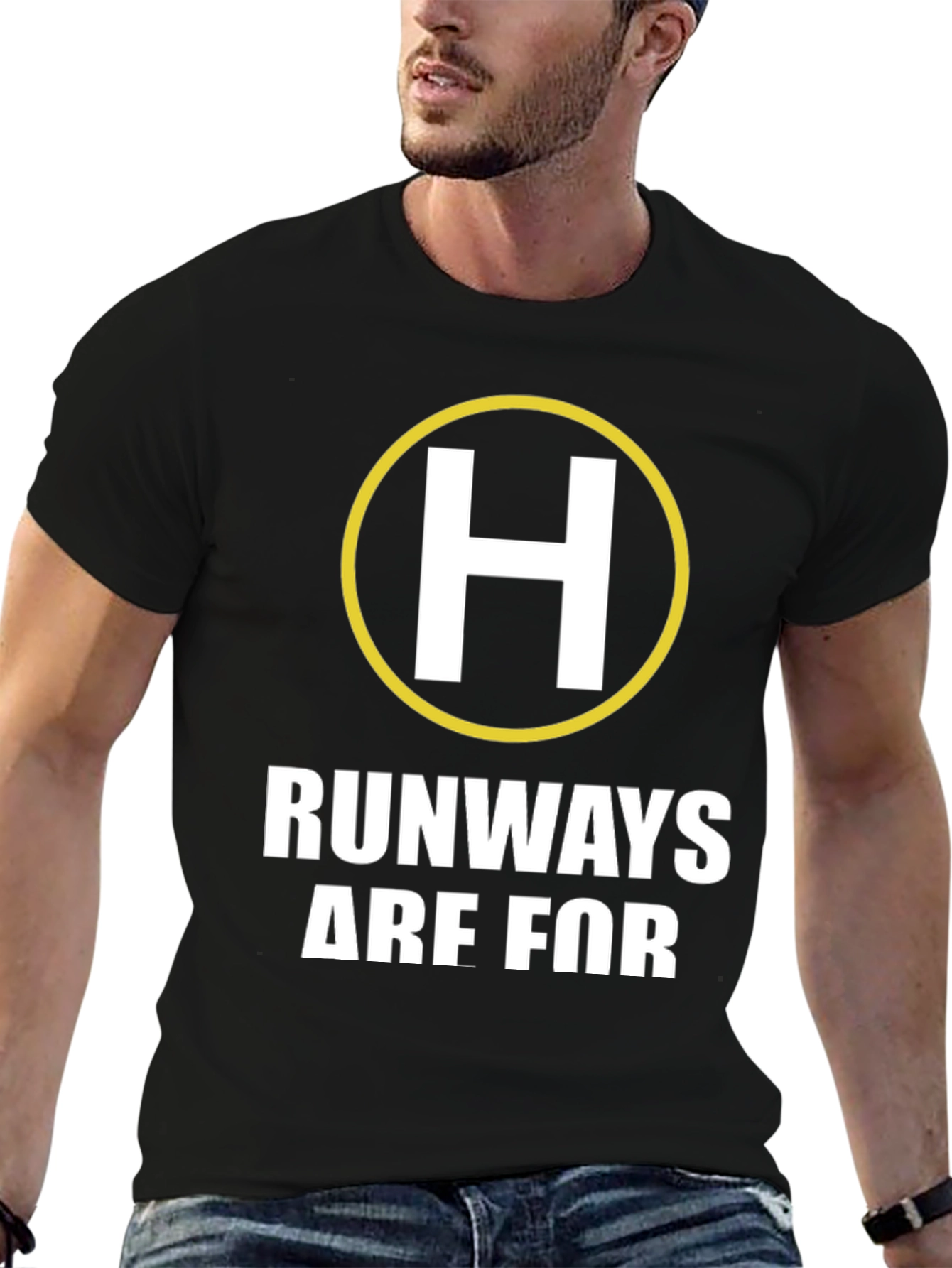 Helicopter Pilot T-Shirt - Runways Are For Cars