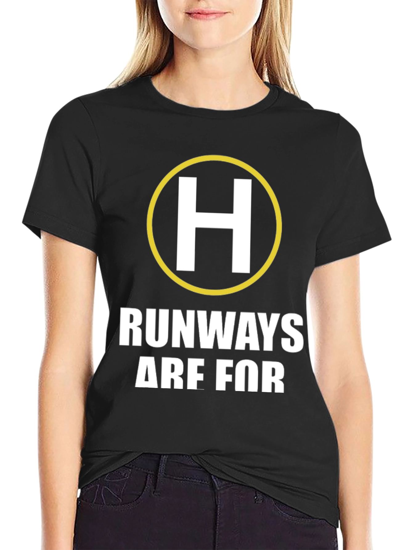Helicopter Pilot T-Shirt - Runways Are For Cars