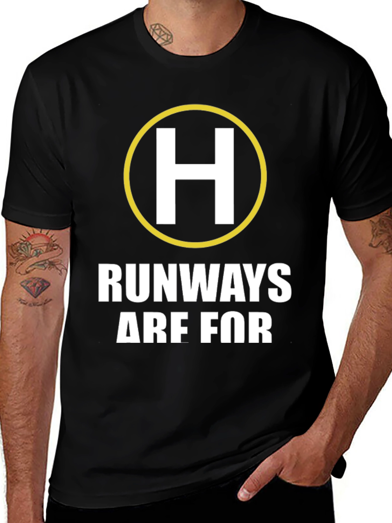 Helicopter Pilot T-Shirt - Runways Are For Cars