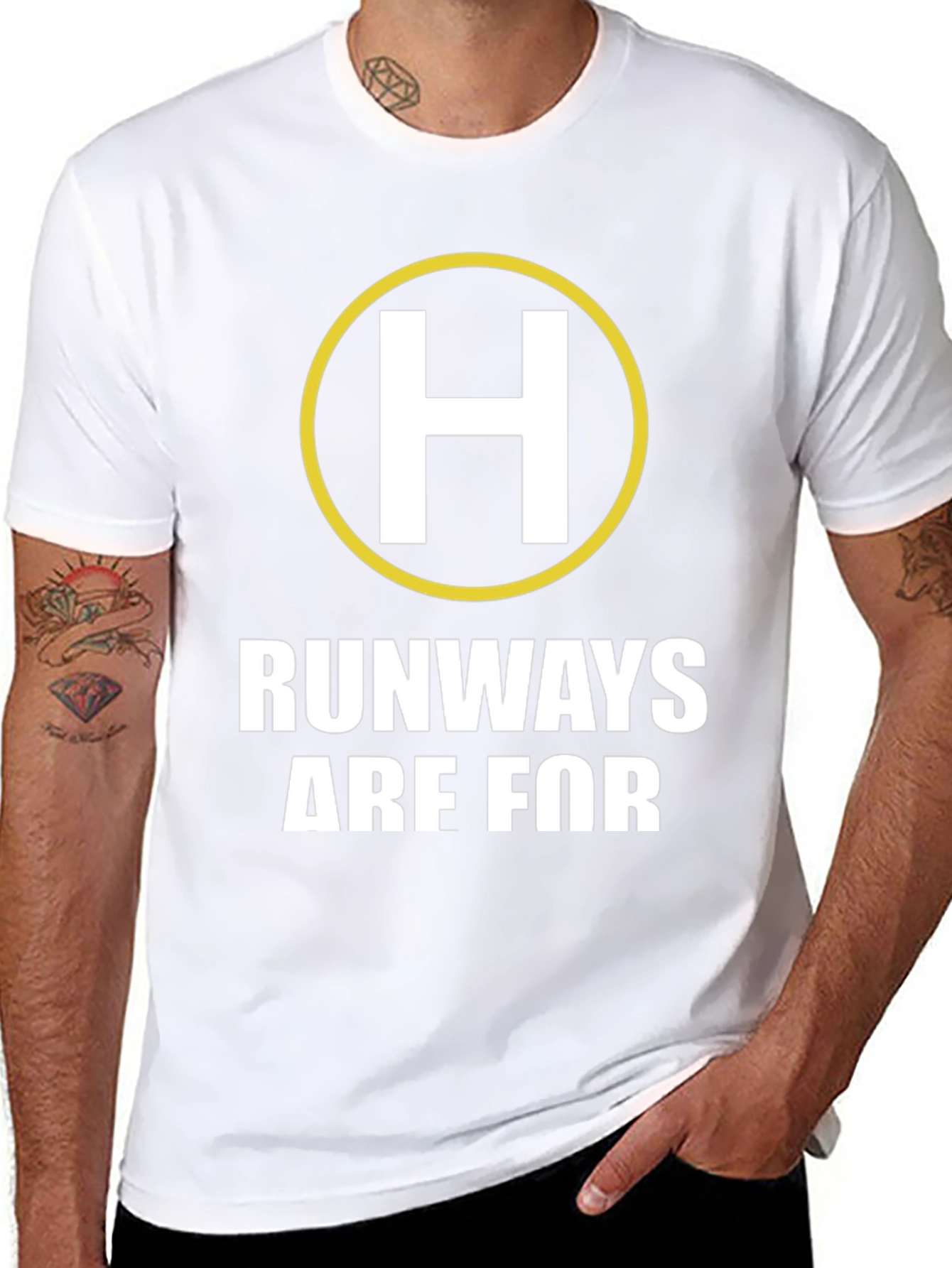 Helicopter Pilot T-Shirt - Runways Are For Cars