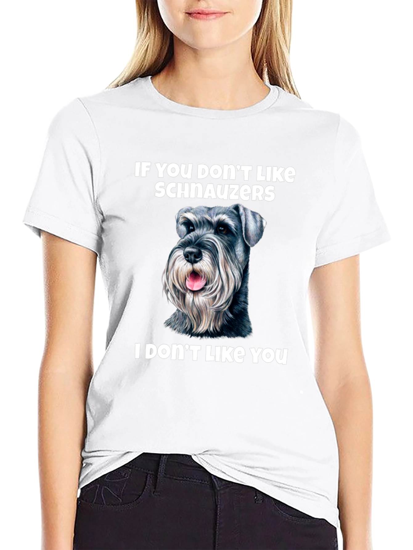 Schnauzer Lover T-Shirt - Funny Dog Tee