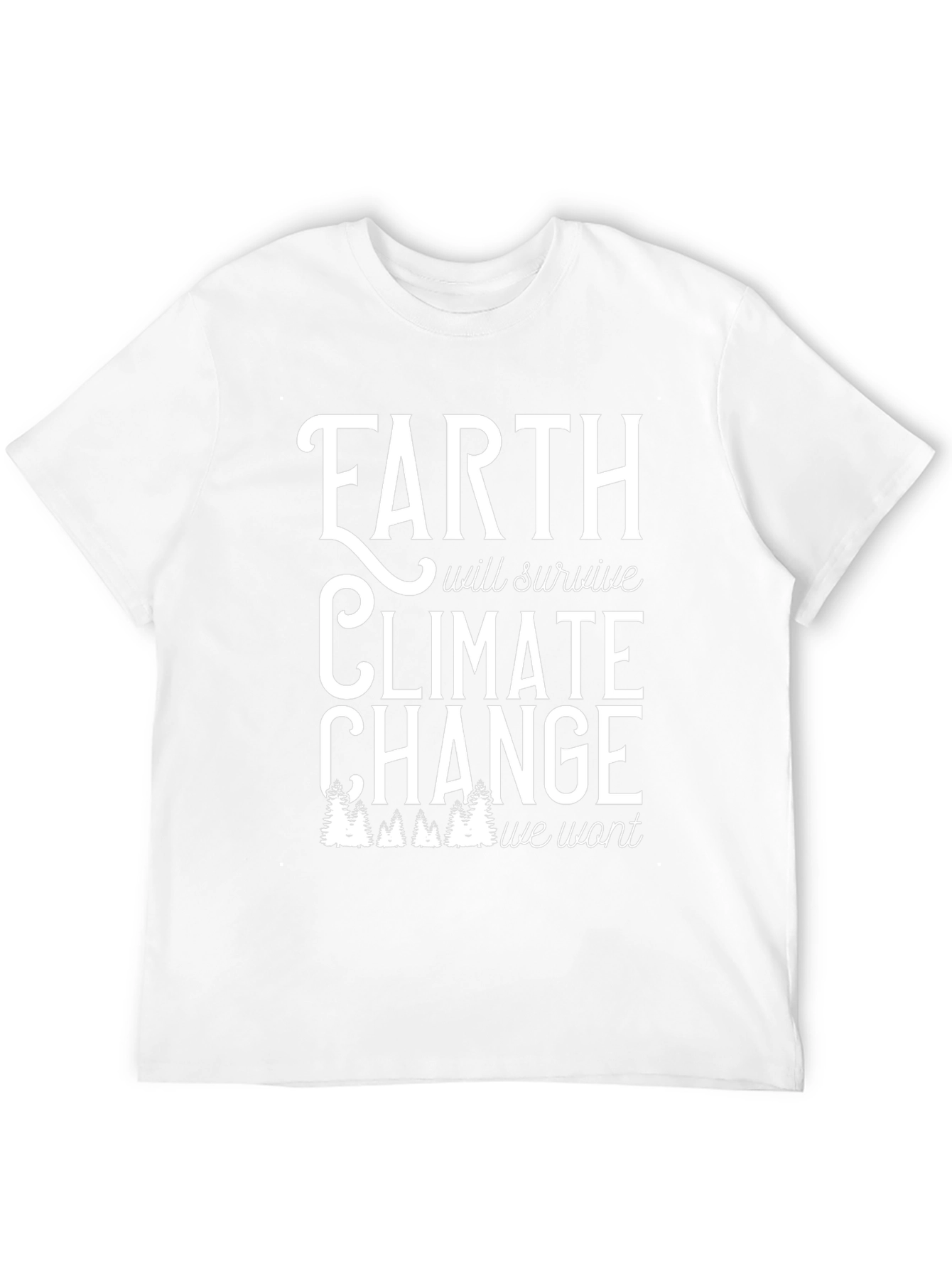 Earth Climate Change T-Shirt - Black