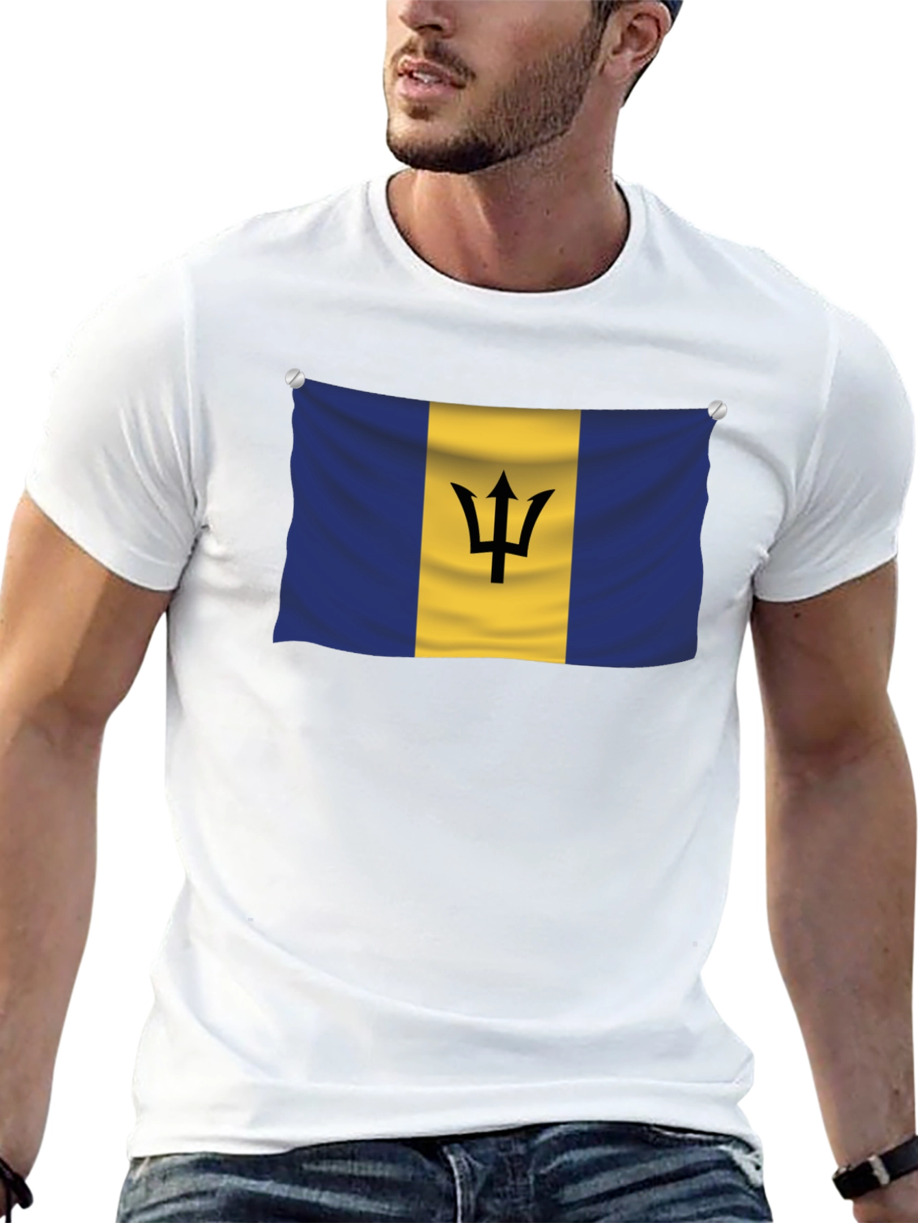 Barbados Flag T-Shirt: Caribbean Pride