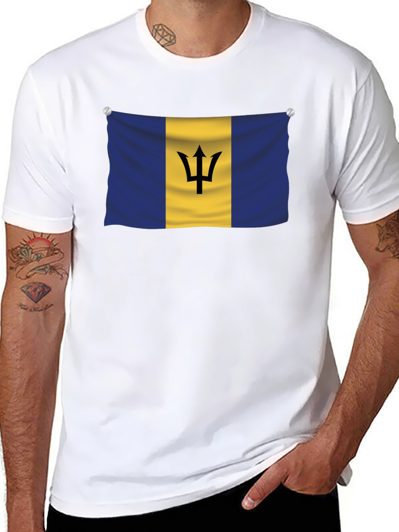 Barbados Flag T-Shirt: Caribbean Pride