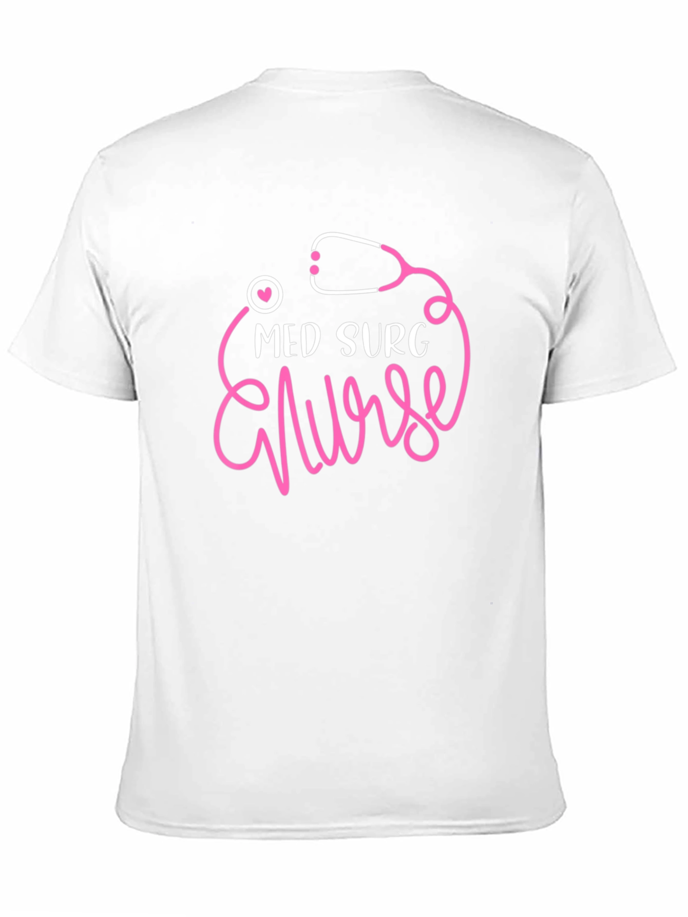 Med Surg Nurse T-Shirt - Stethoscope Design