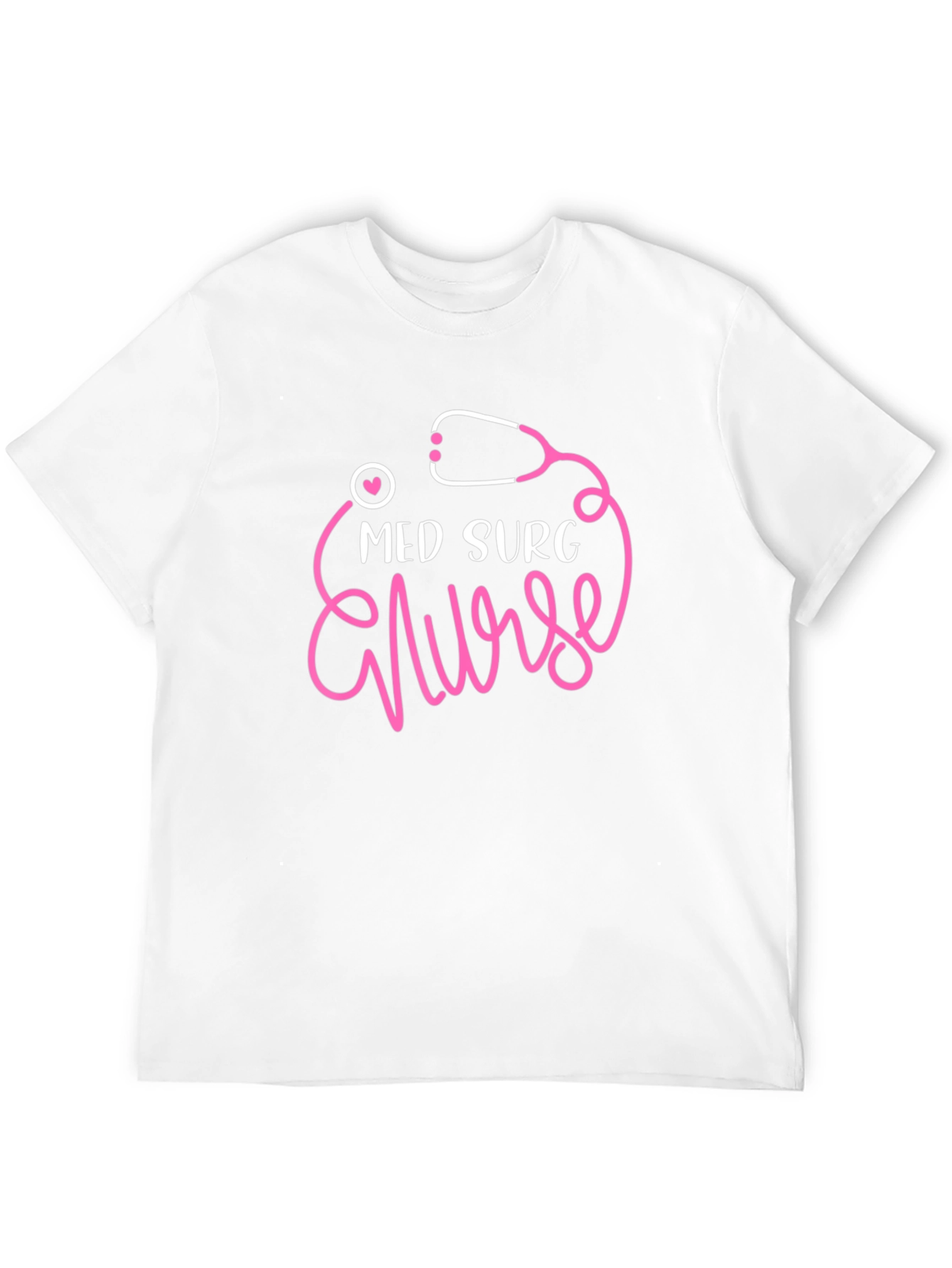 Med Surg Nurse T-Shirt - Stethoscope Design