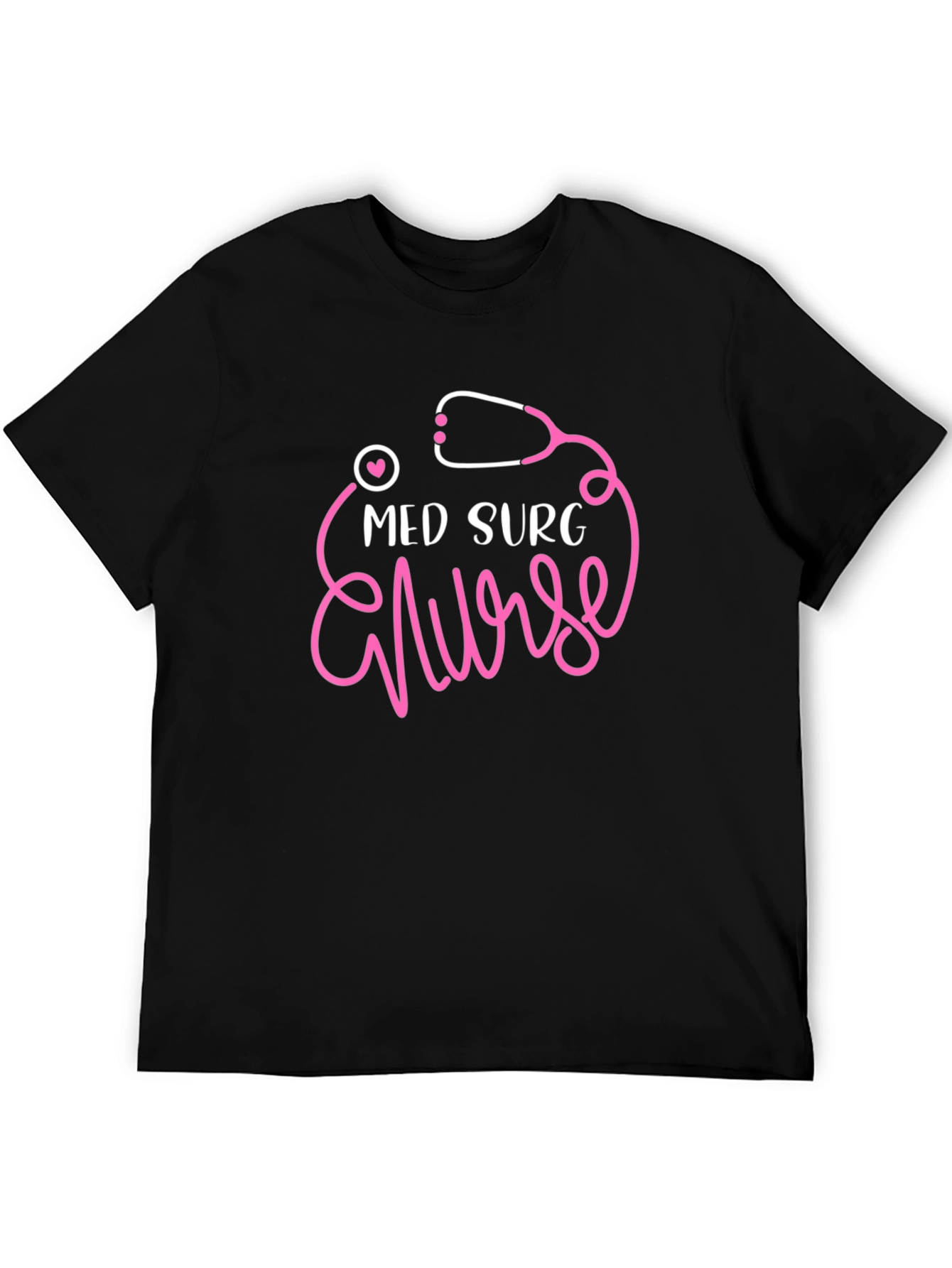 Med Surg Nurse T-Shirt - Stethoscope Design