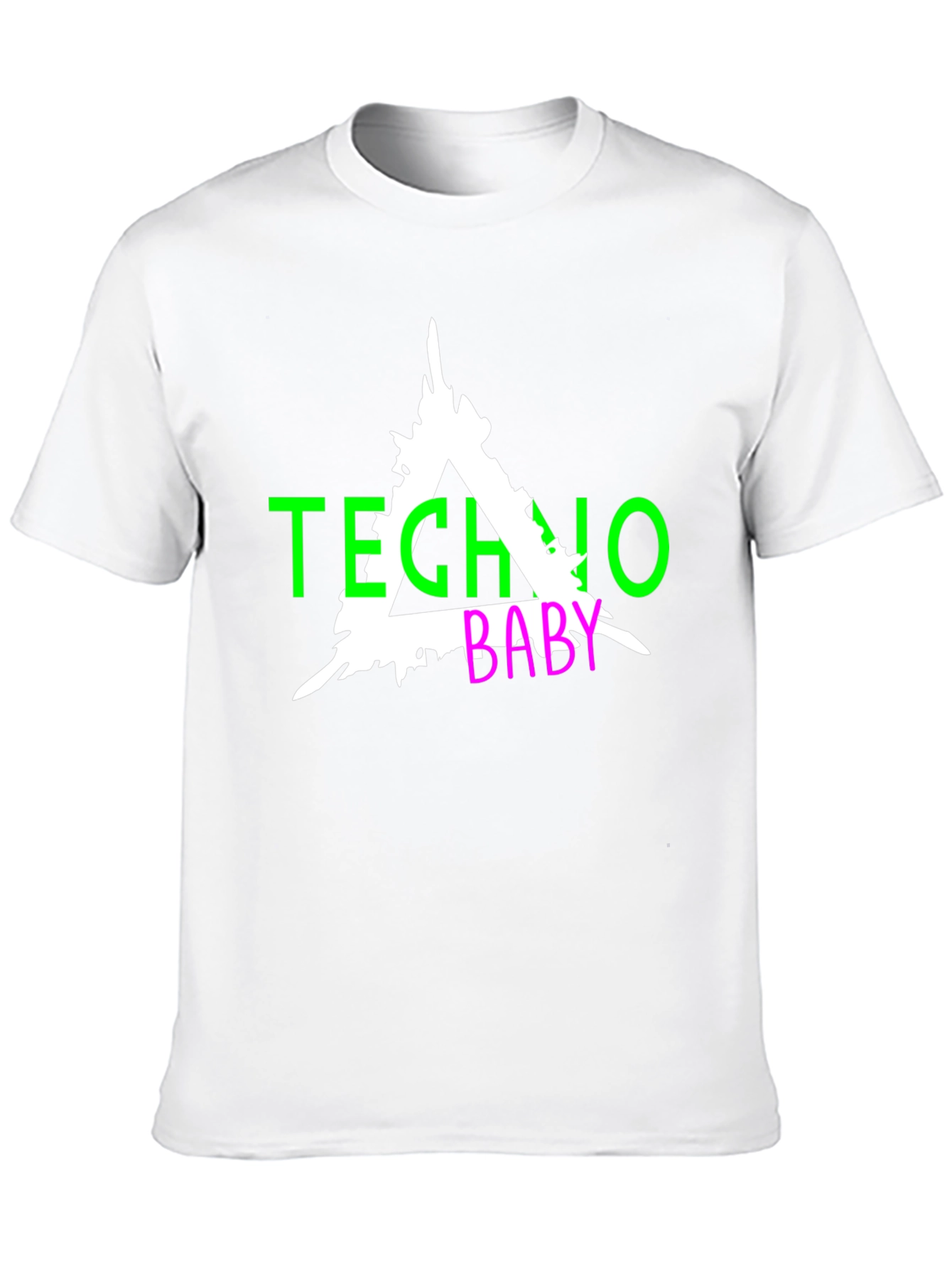 Techno Baby Graphic Tee - Black