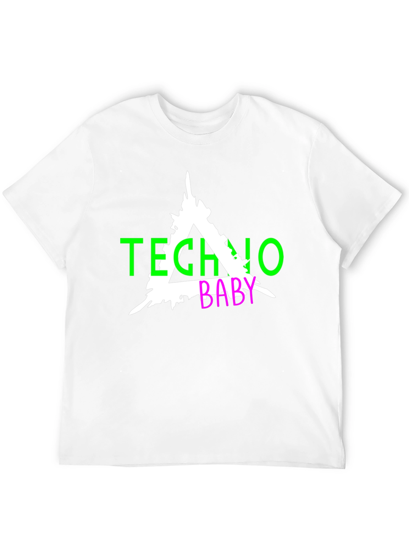 Techno Baby Graphic Tee - Black