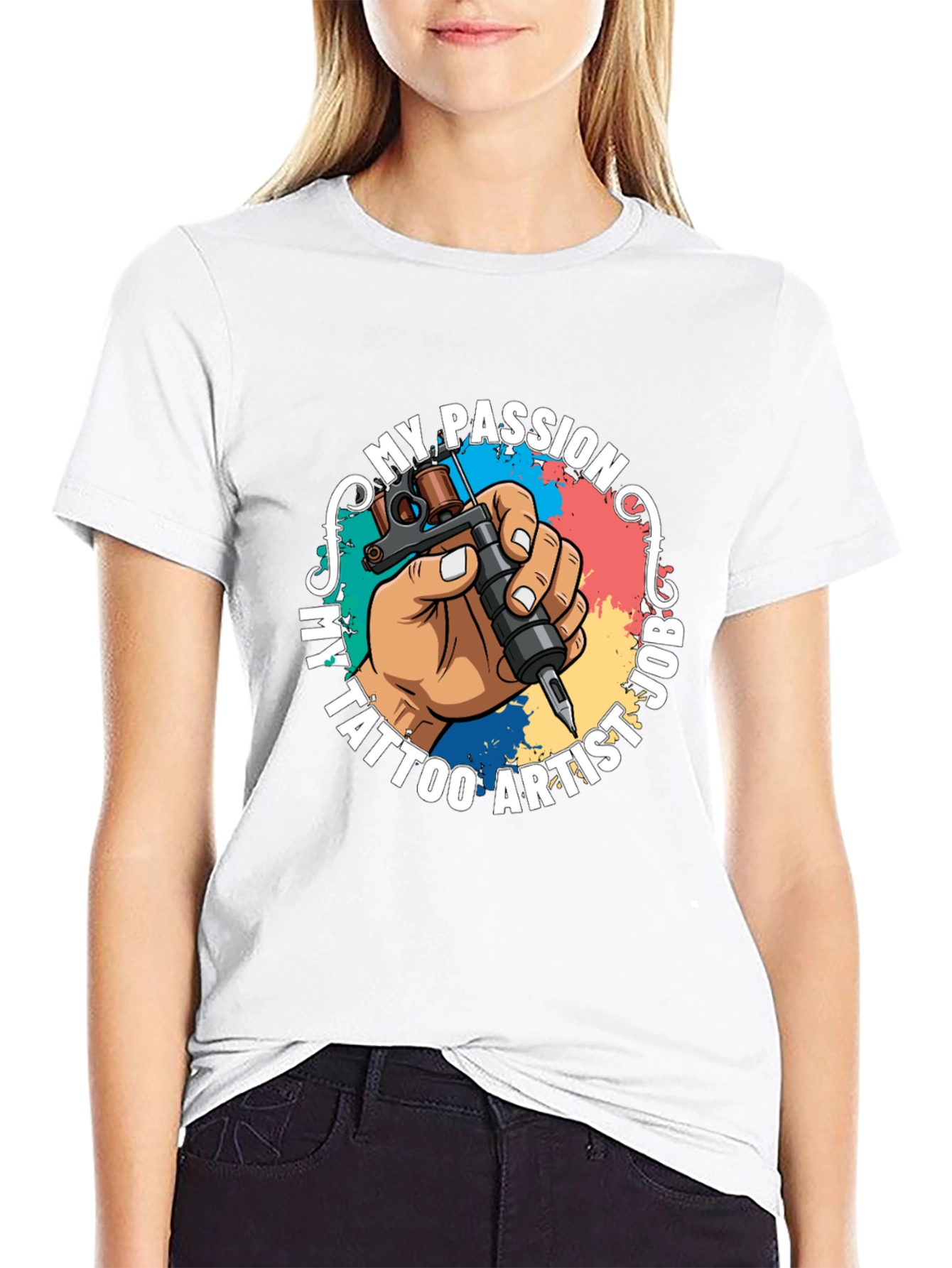 My Passion Tattoo Artist Job Graphic T-Shirt