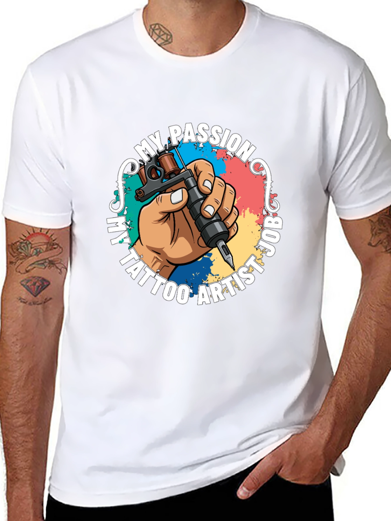 My Passion Tattoo Artist Job Graphic T-Shirt