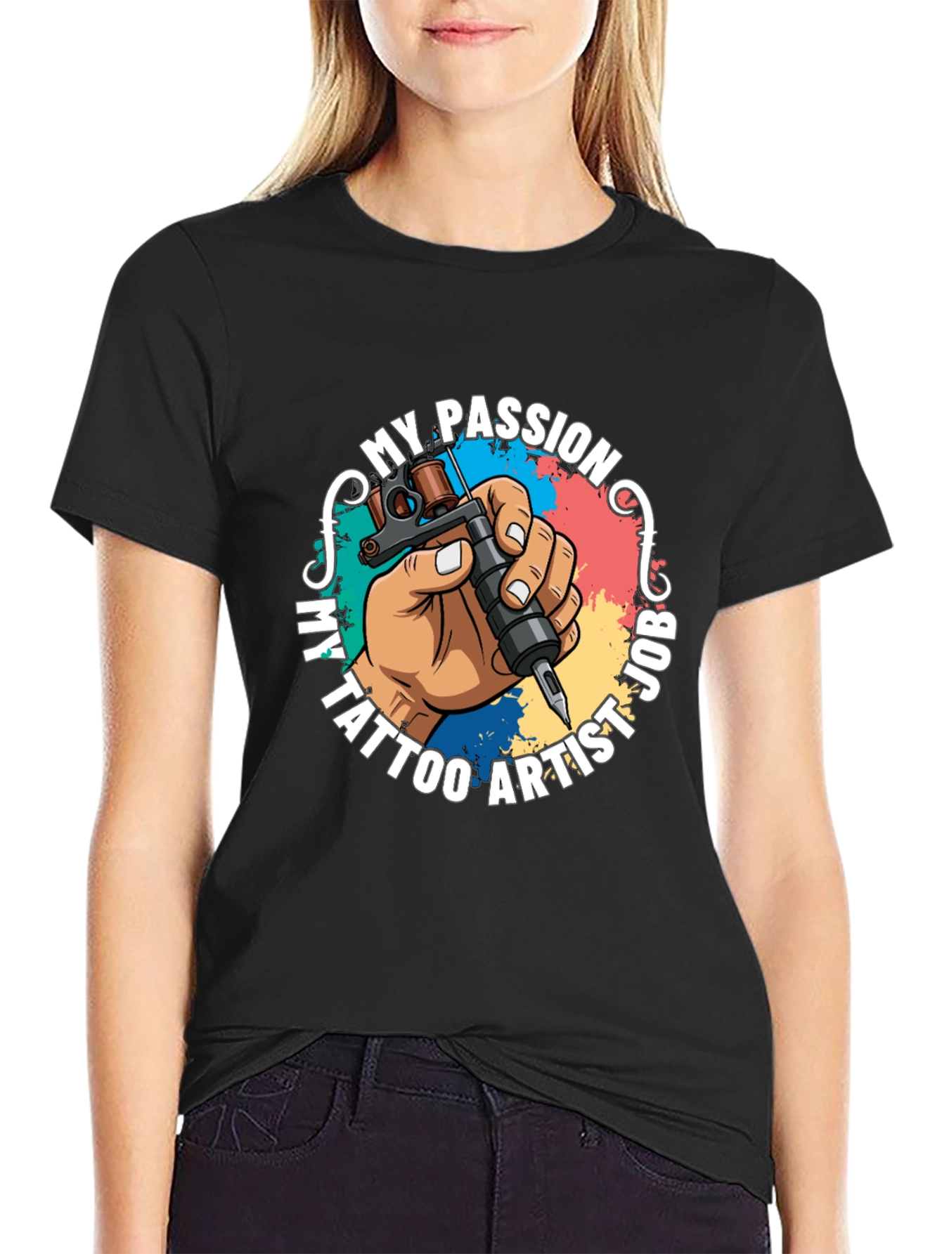 My Passion Tattoo Artist Job Graphic T-Shirt