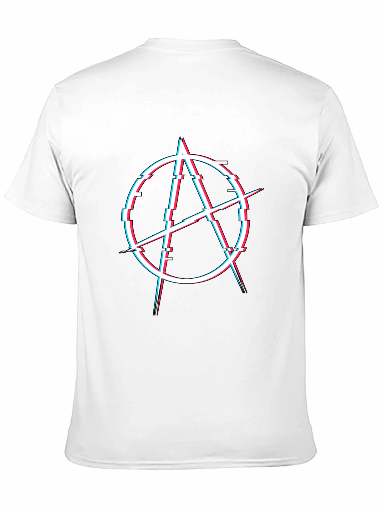 Anarchy Glitch T-Shirt - Stylish Graphic Tee