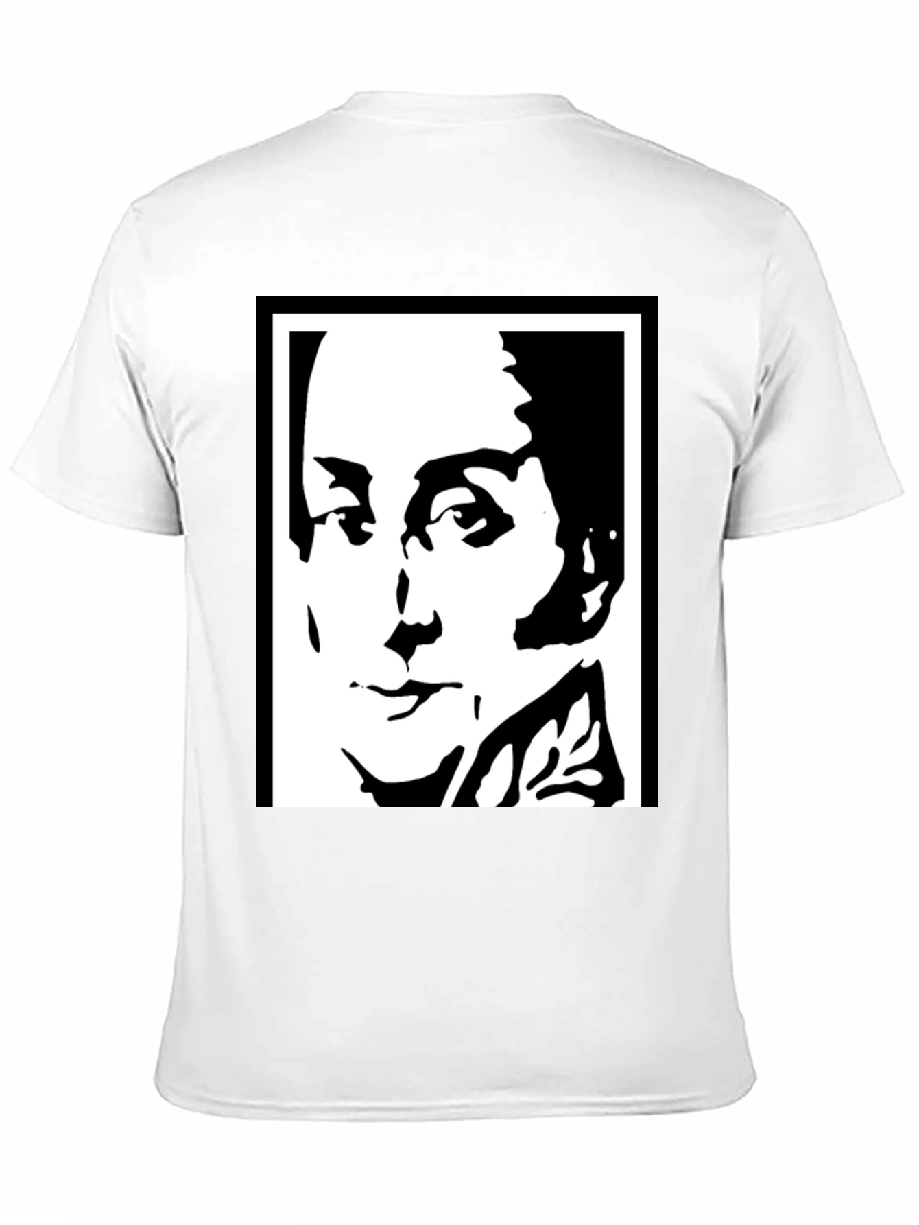 Bold Graphic Tee - Black & White Portrait