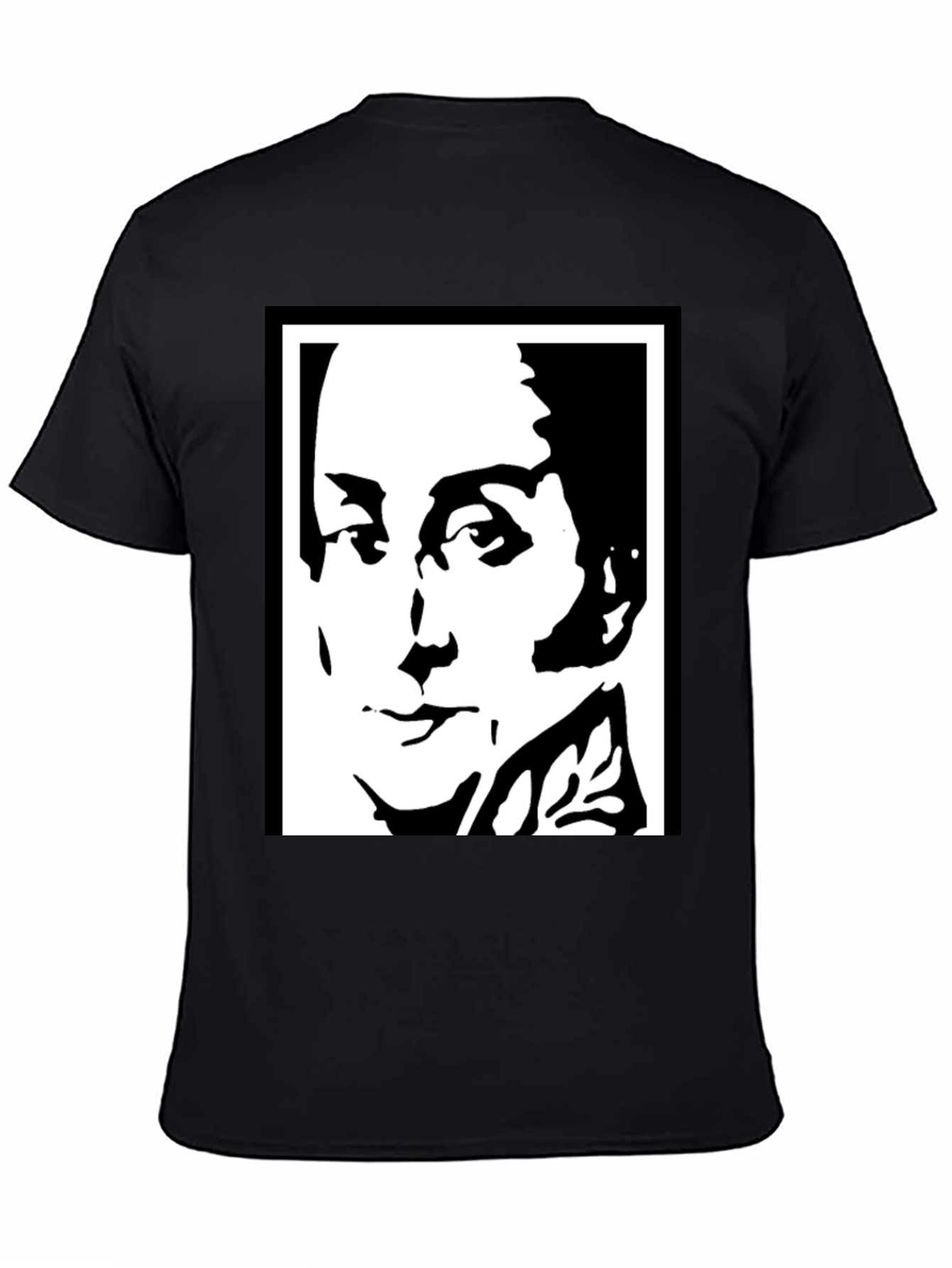 Bold Graphic Tee - Black & White Portrait