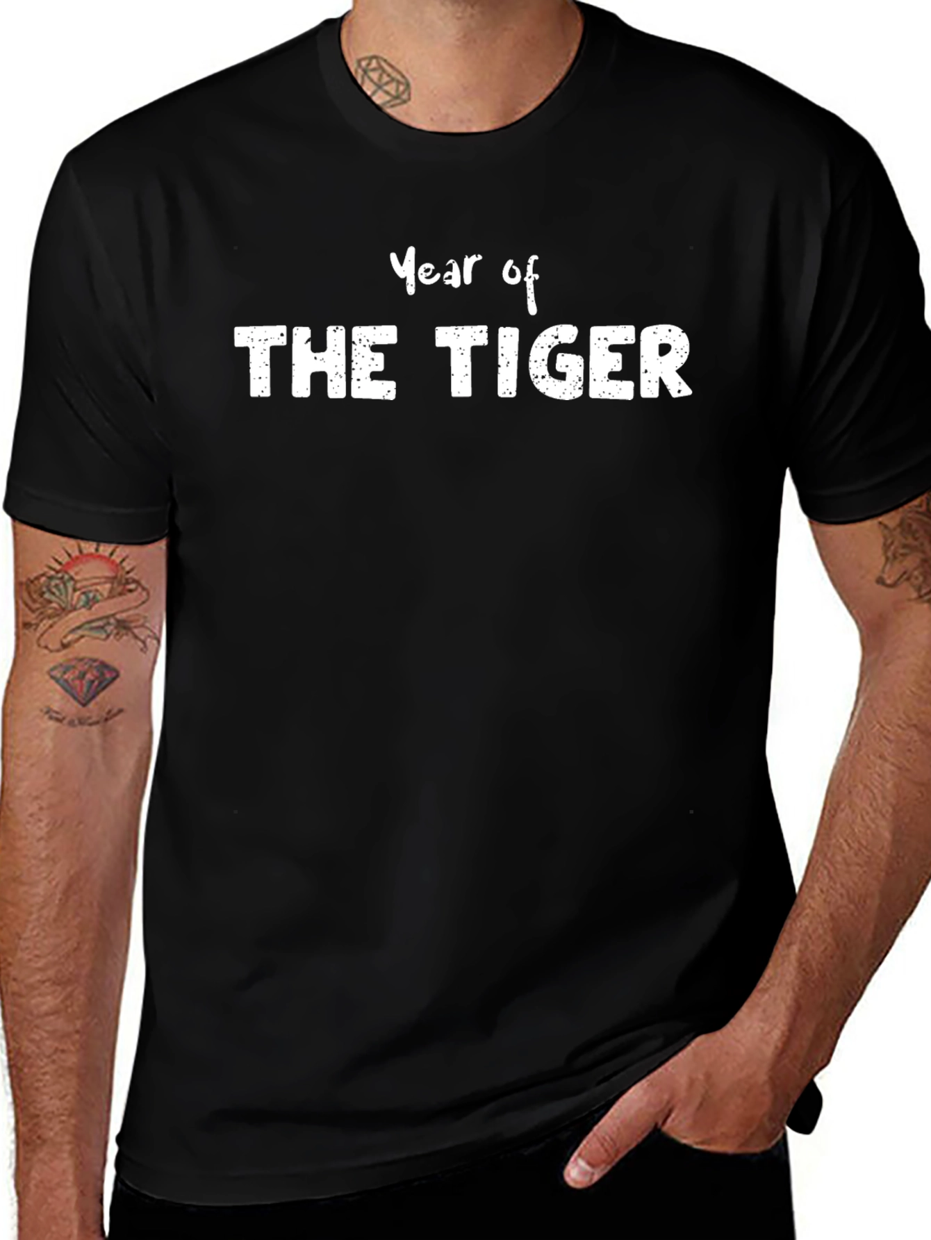 Year of the Tiger Black T-Shirt